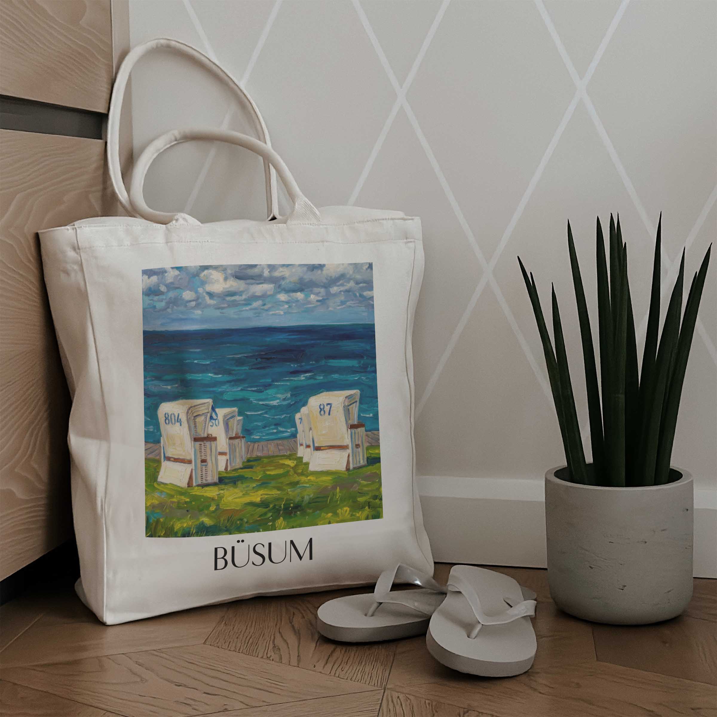 büsum-schleswig-holstein-deutschland-einkaufstasche-oil-painting-oelgemaelde