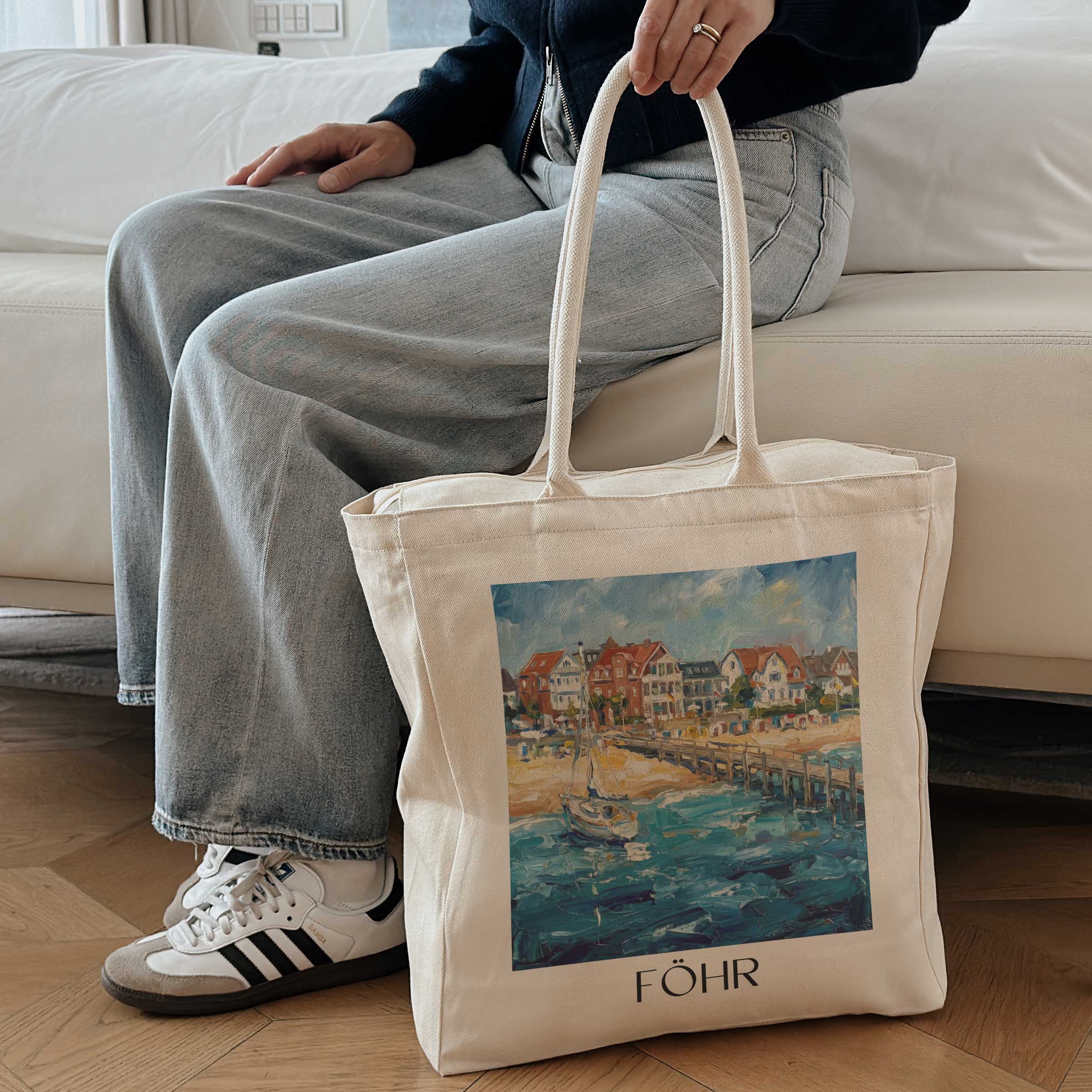 föhr-schleswig-holstein-deutschland-einkaufstasche-oil-painting-oelgemaelde