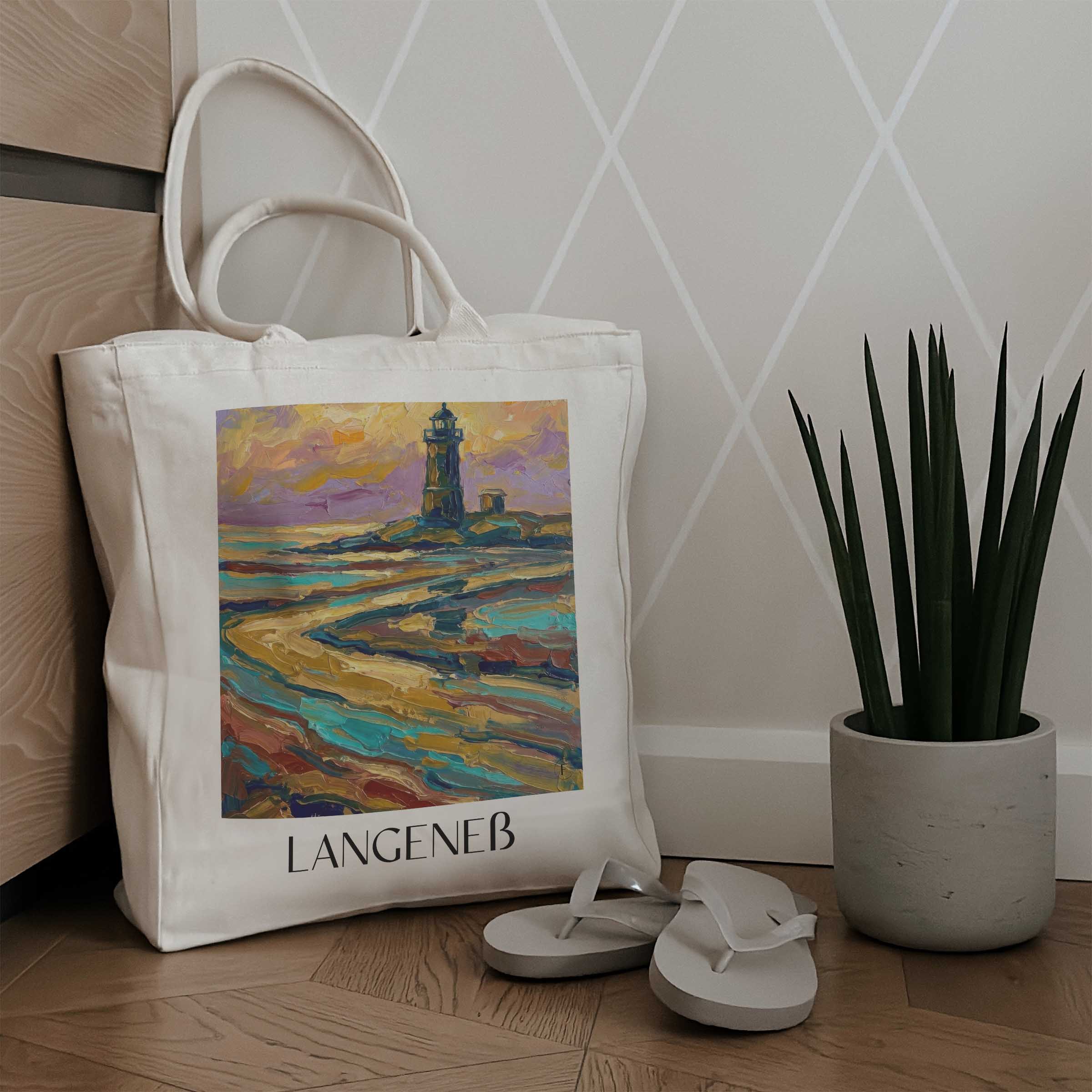 langeneß-schleswig-holstein-deutschland-einkaufstasche-oil-painting-oelgemaelde