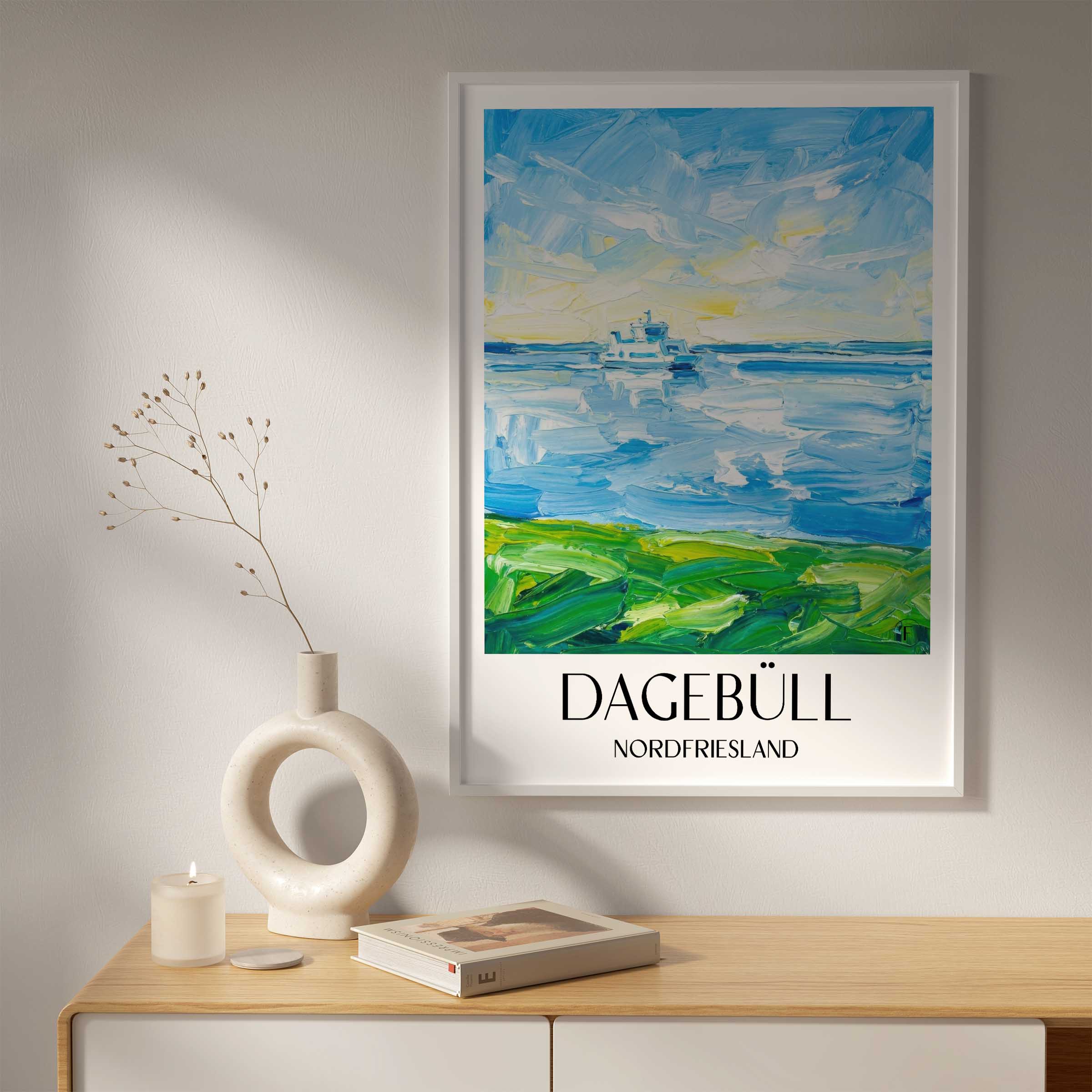 dagebüll-nordfriesland-deutschland-poster-oil-painting-oelgemaelde