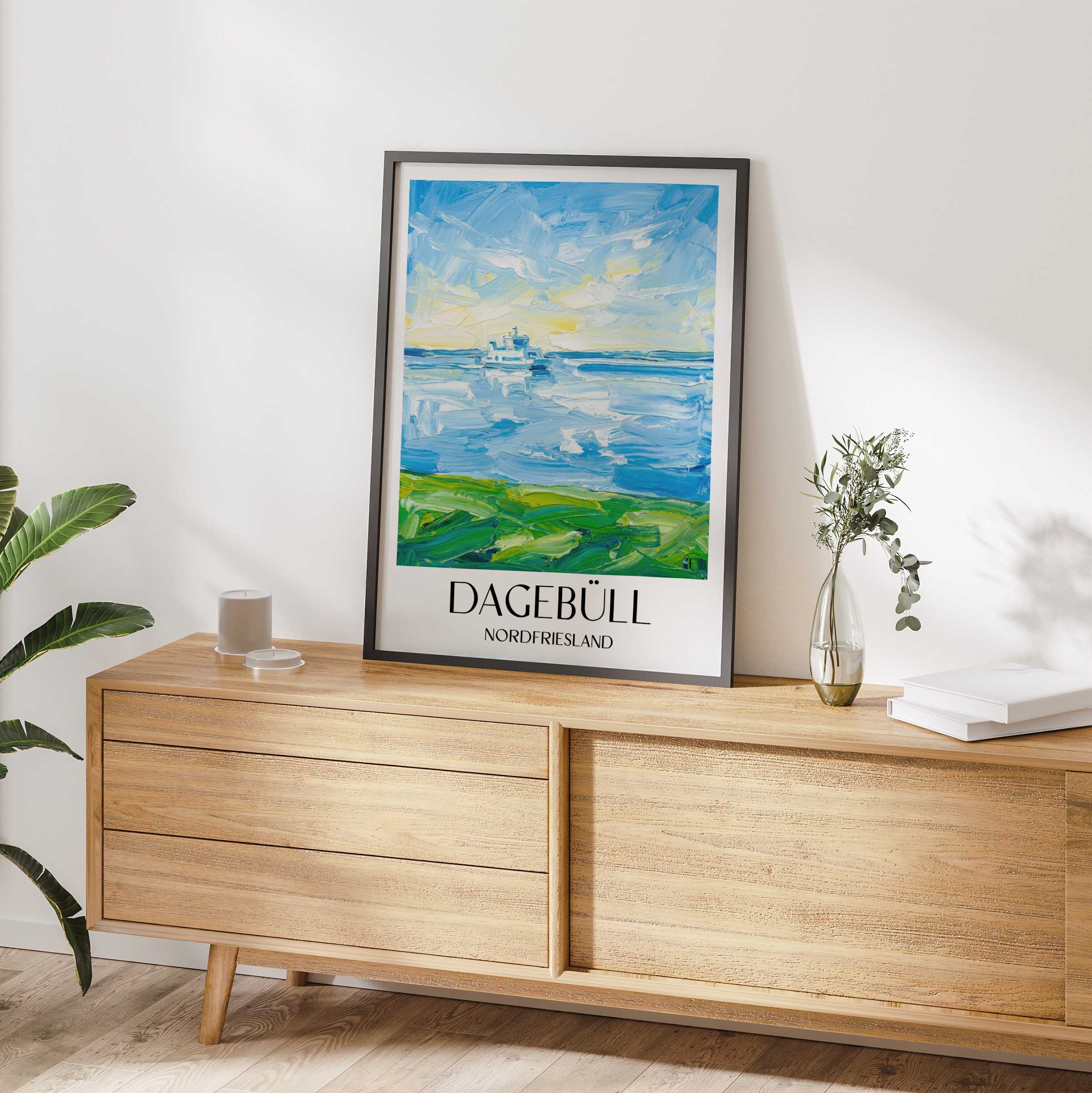 dagebüll-nordfriesland-deutschland-poster-oil-painting-oelgemaelde