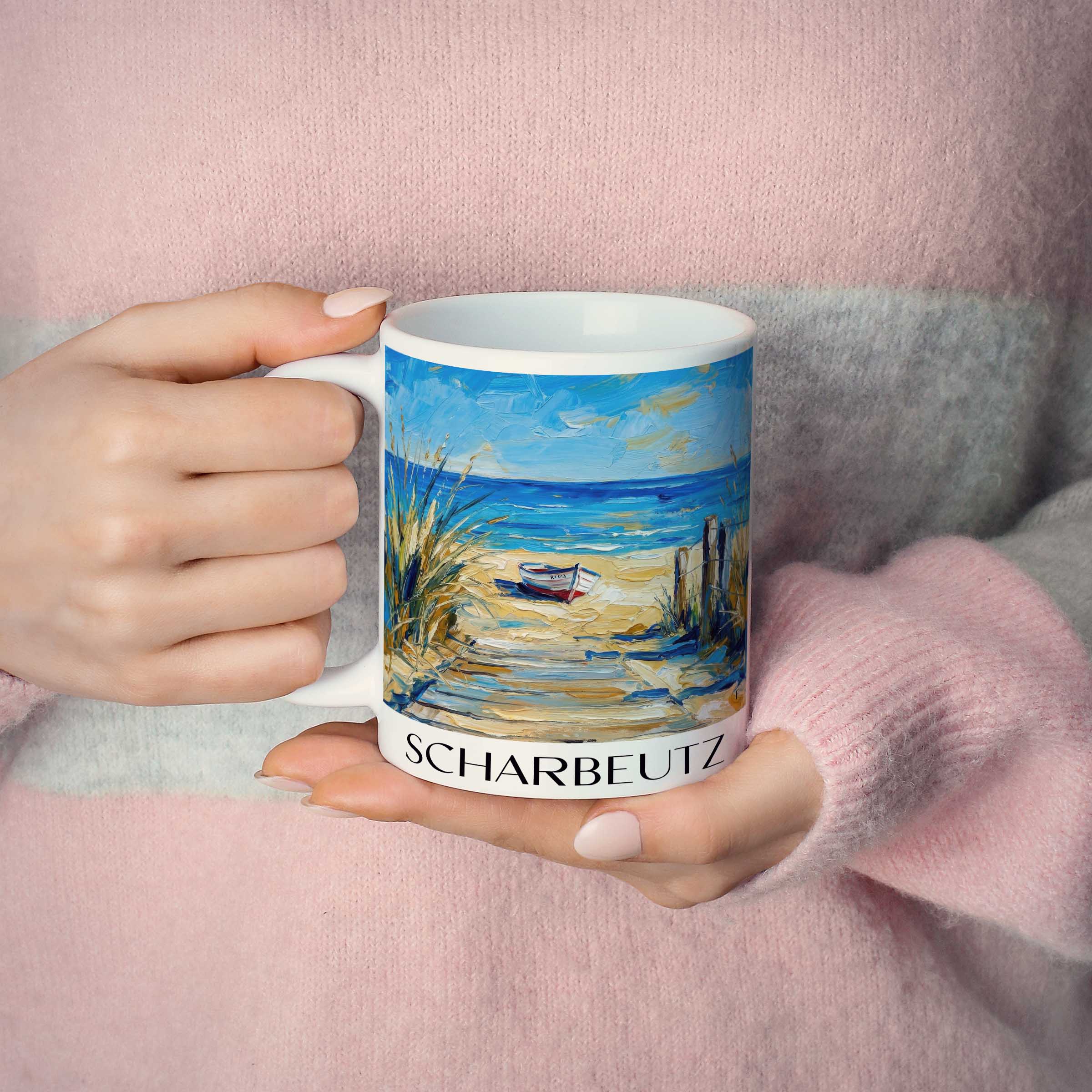 scharbeutz-ostholstein-deutschland-kaffeebecher-oil-painting-oelgemaelde