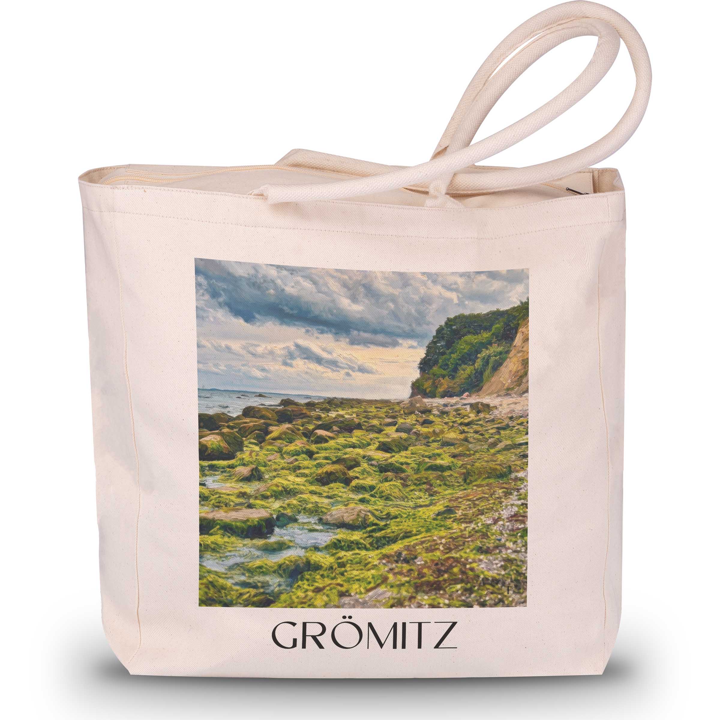 grömitz-ostholstein-deutschland-einkaufstasche-oil-painting-oelgemaelde