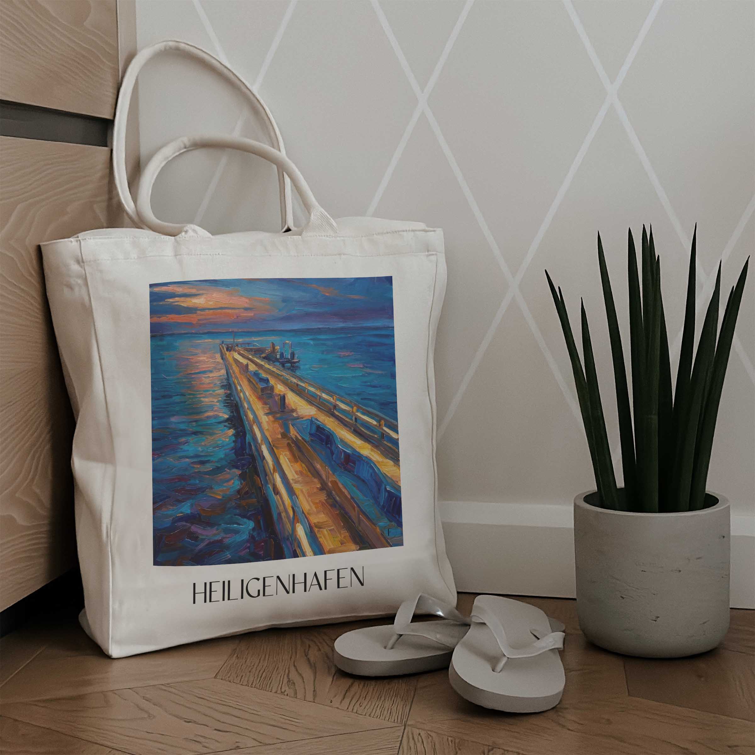 heiligenhafen-ostholstein-deutschland-einkaufstasche-oil-painting-oelgemaelde