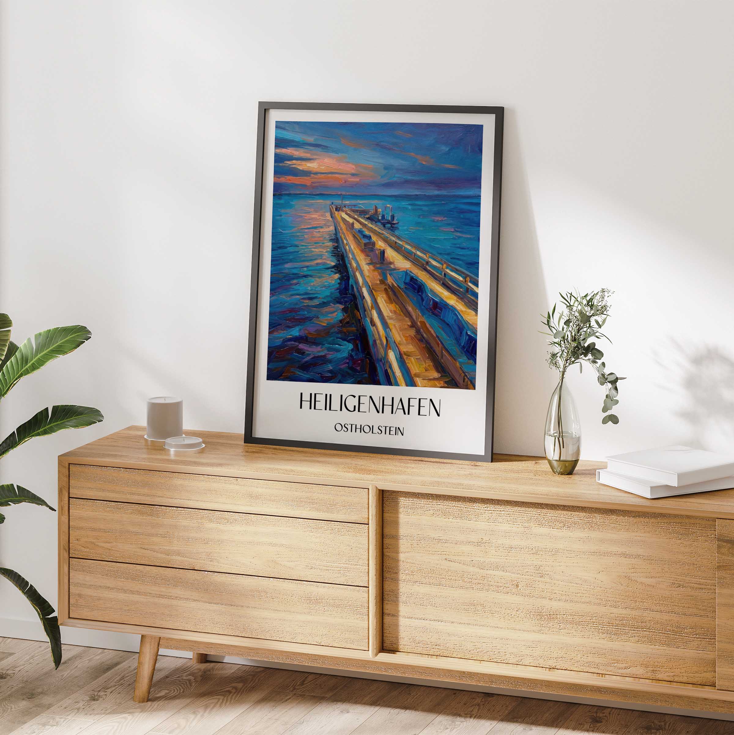 heiligenhafen-ostholstein-deutschland-poster-oil-painting-oelgemaelde