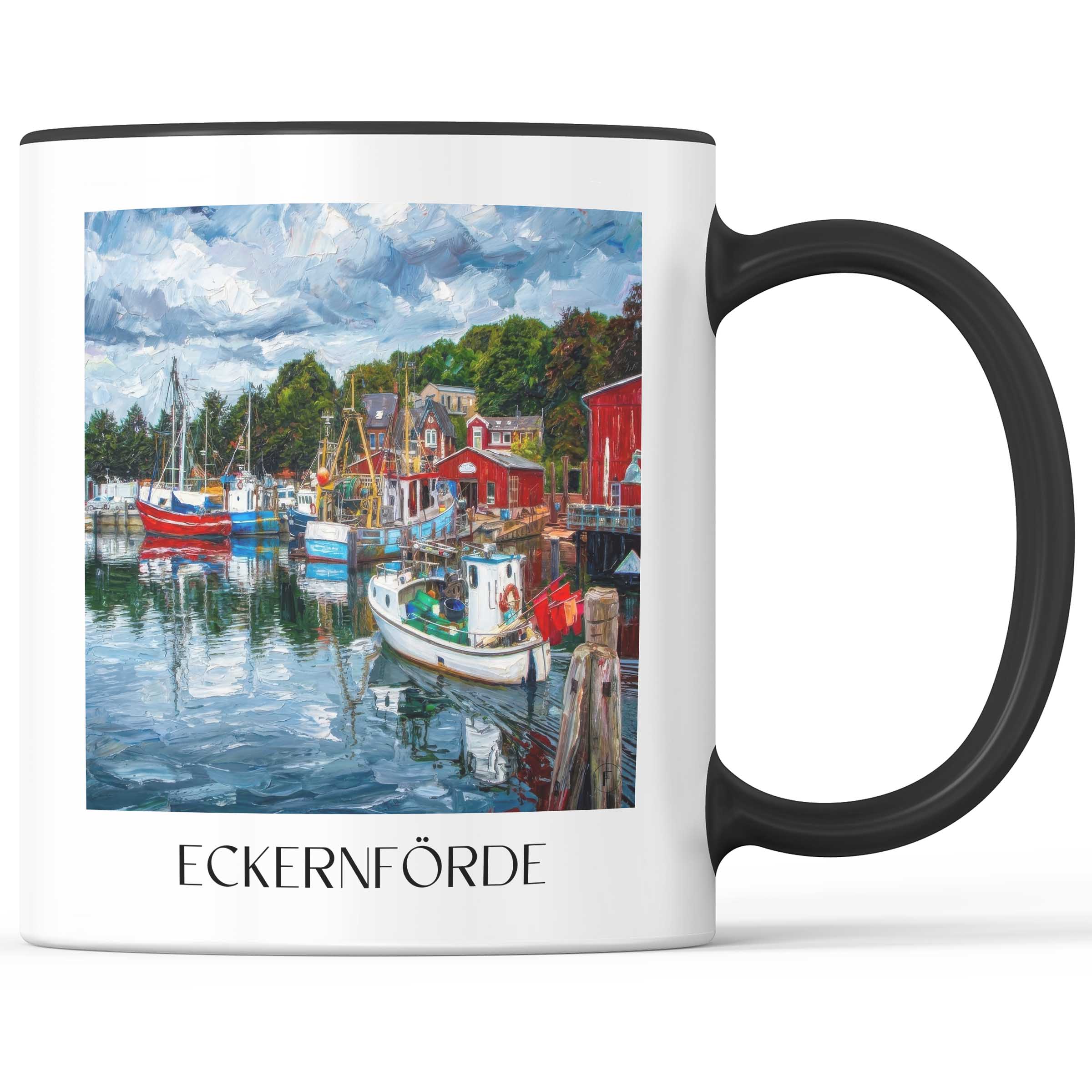 eckernförde-schleswig-holstein-deutschland-kaffeebecher-oil-painting-oelgemaelde