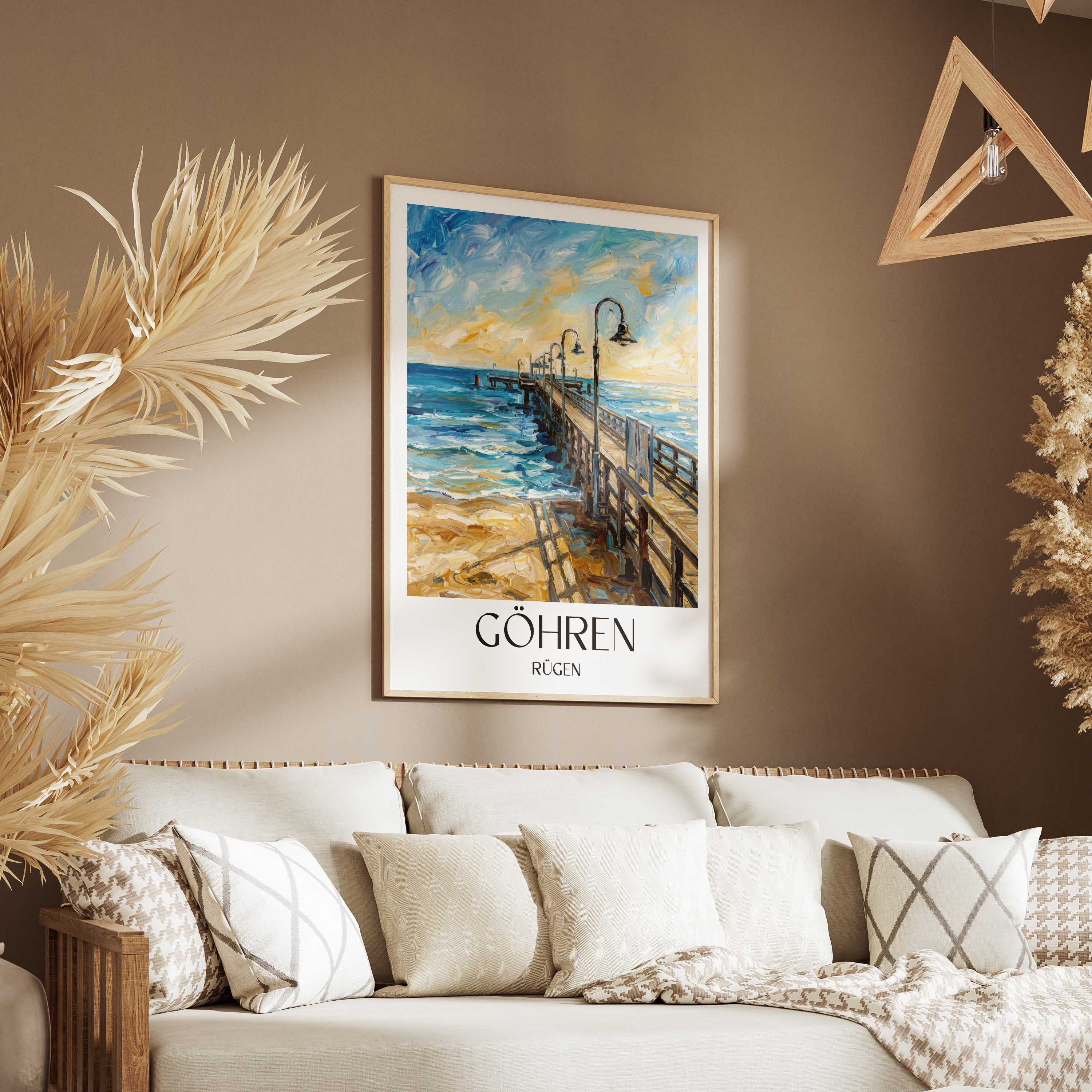 göhren-rügen-deutschland-poster-oil-painting-oelgemaelde