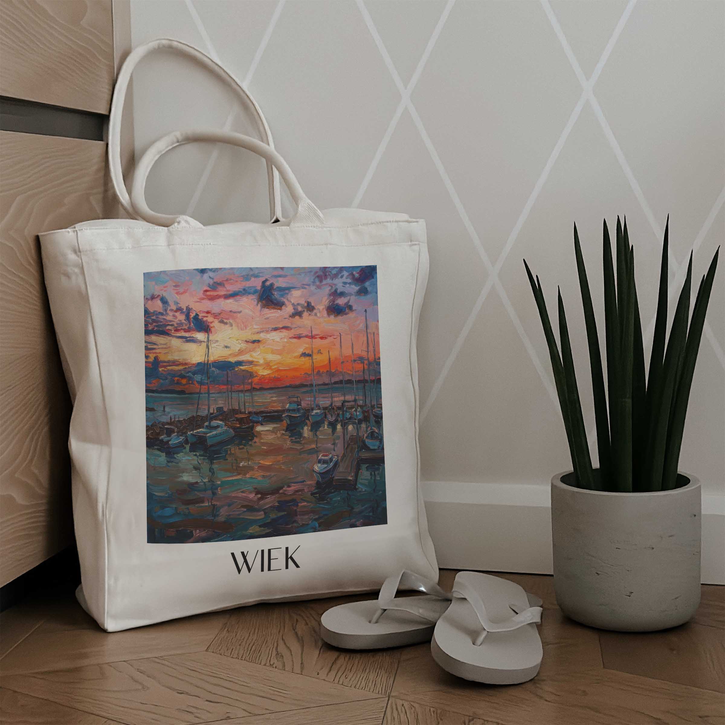 wiek-rügen-deutschland-einkaufstasche-oil-painting-oelgemaelde
