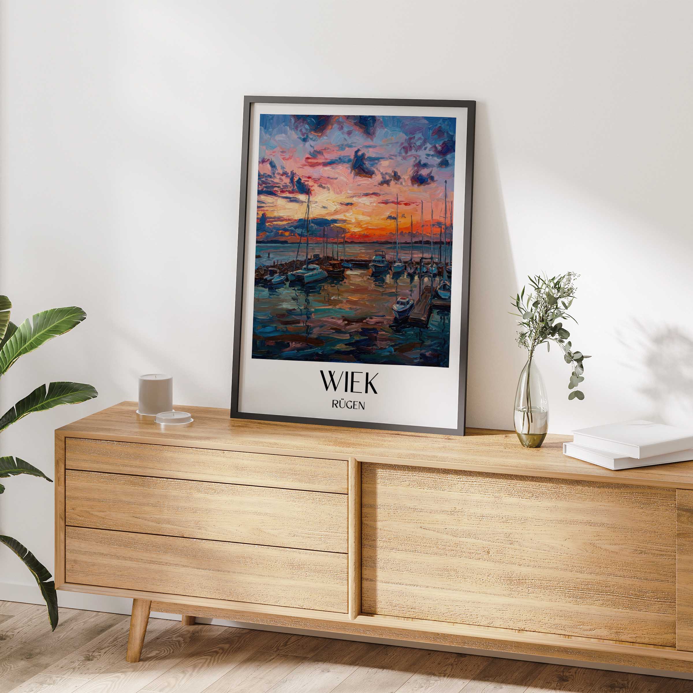 wiek-rügen-deutschland-poster-oil-painting-oelgemaelde