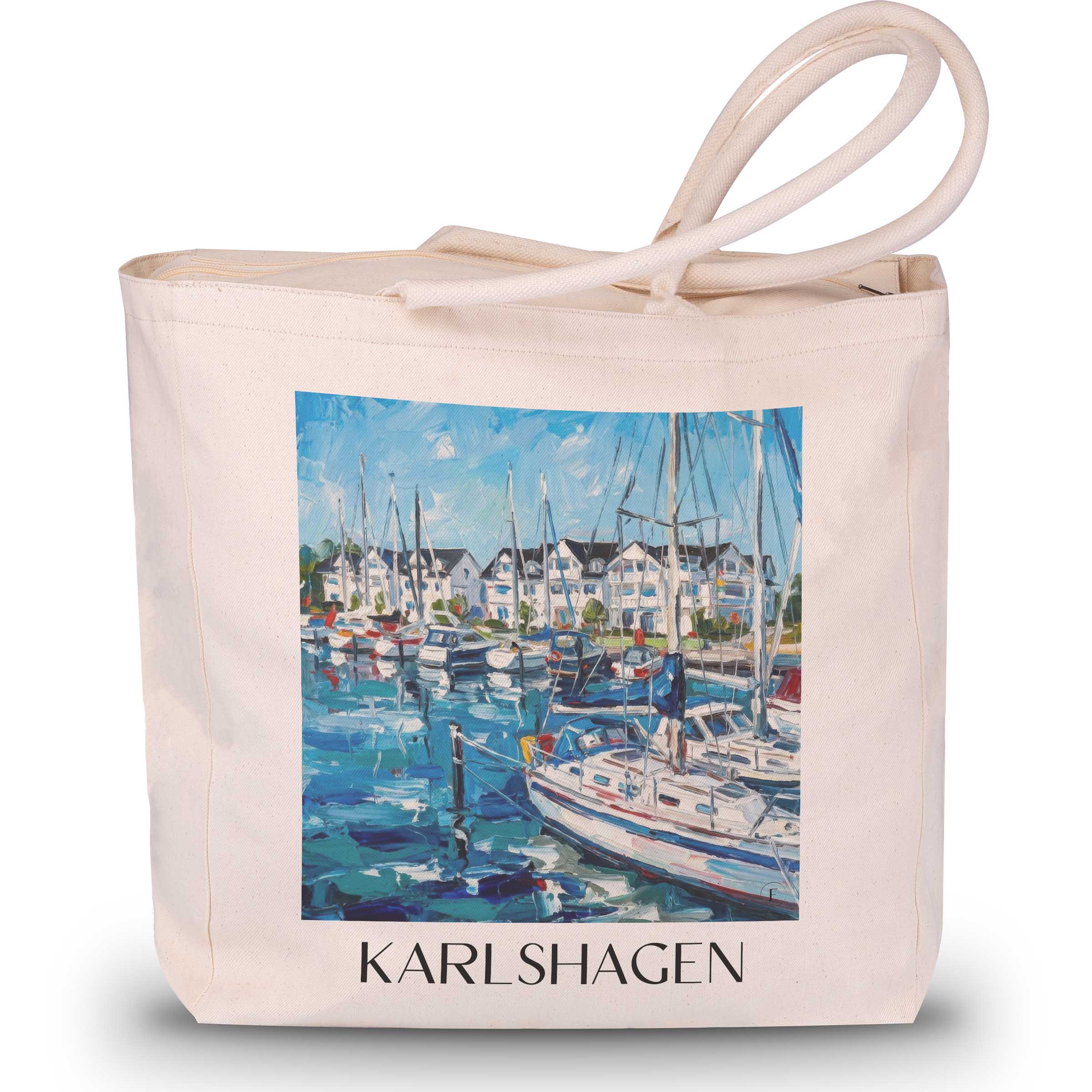 karlshagen-usedom-deutschland-einkaufstasche-oil-painting-oelgemaelde