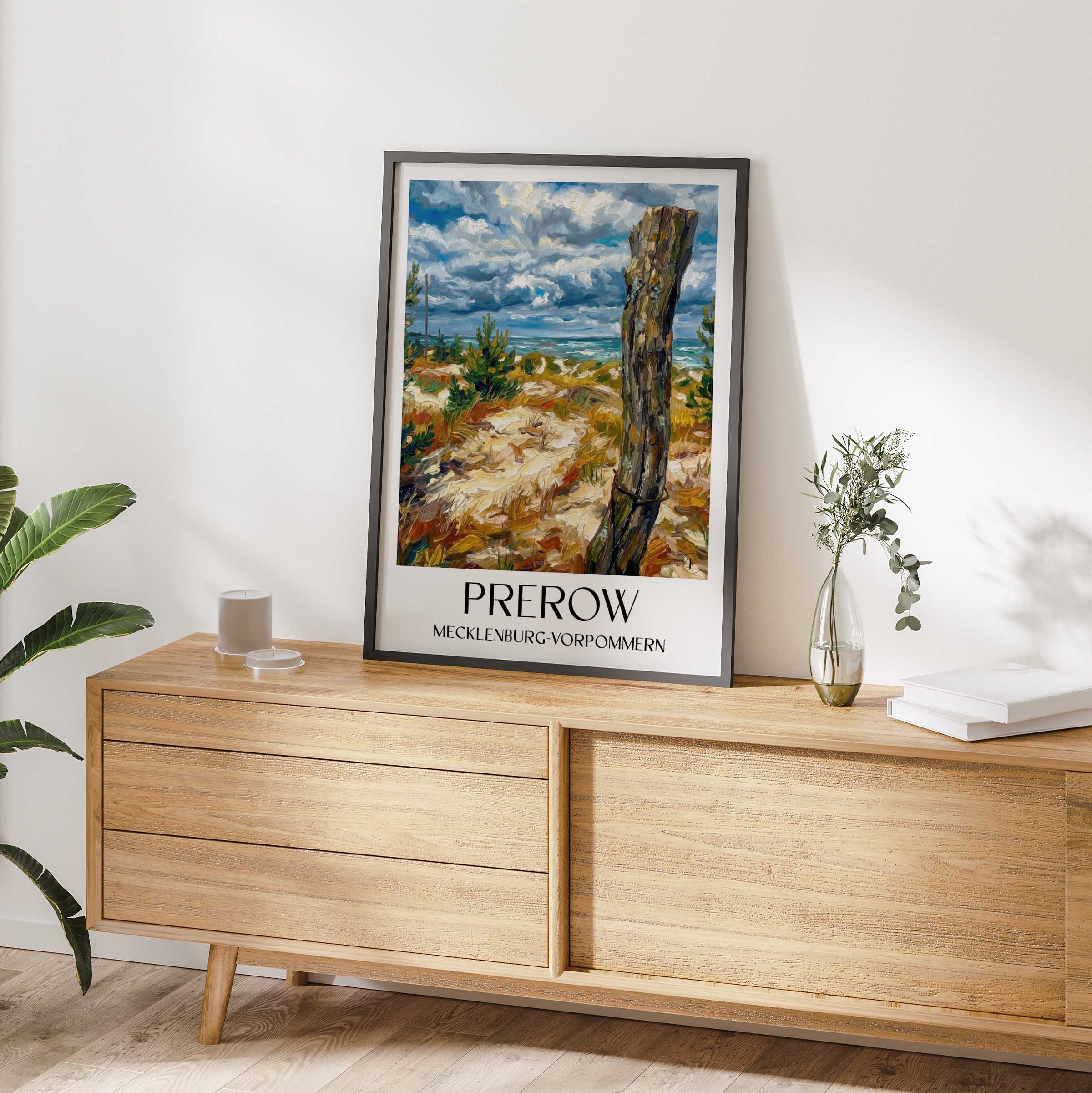 prerow-mecklenburg-vorpommern-deutschland-poster-oil-painting-oelgemaelde