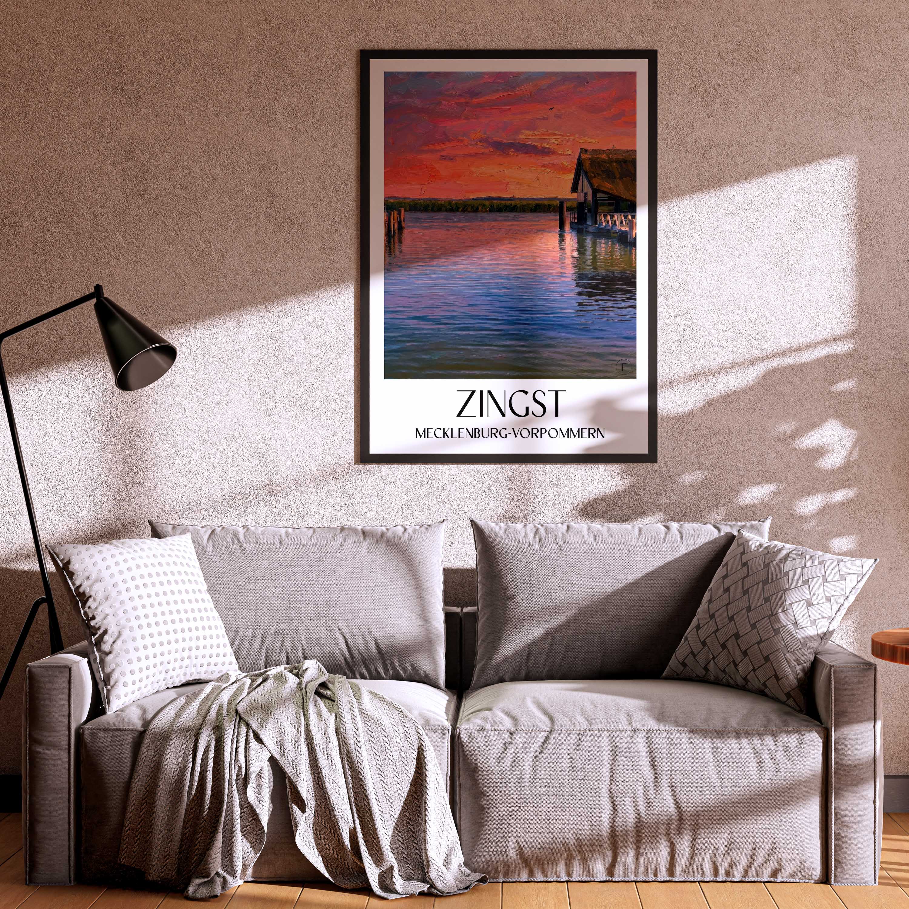 zingst-mecklenburg-vorpommern-deutschland-poster-oil-painting-oelgemaelde