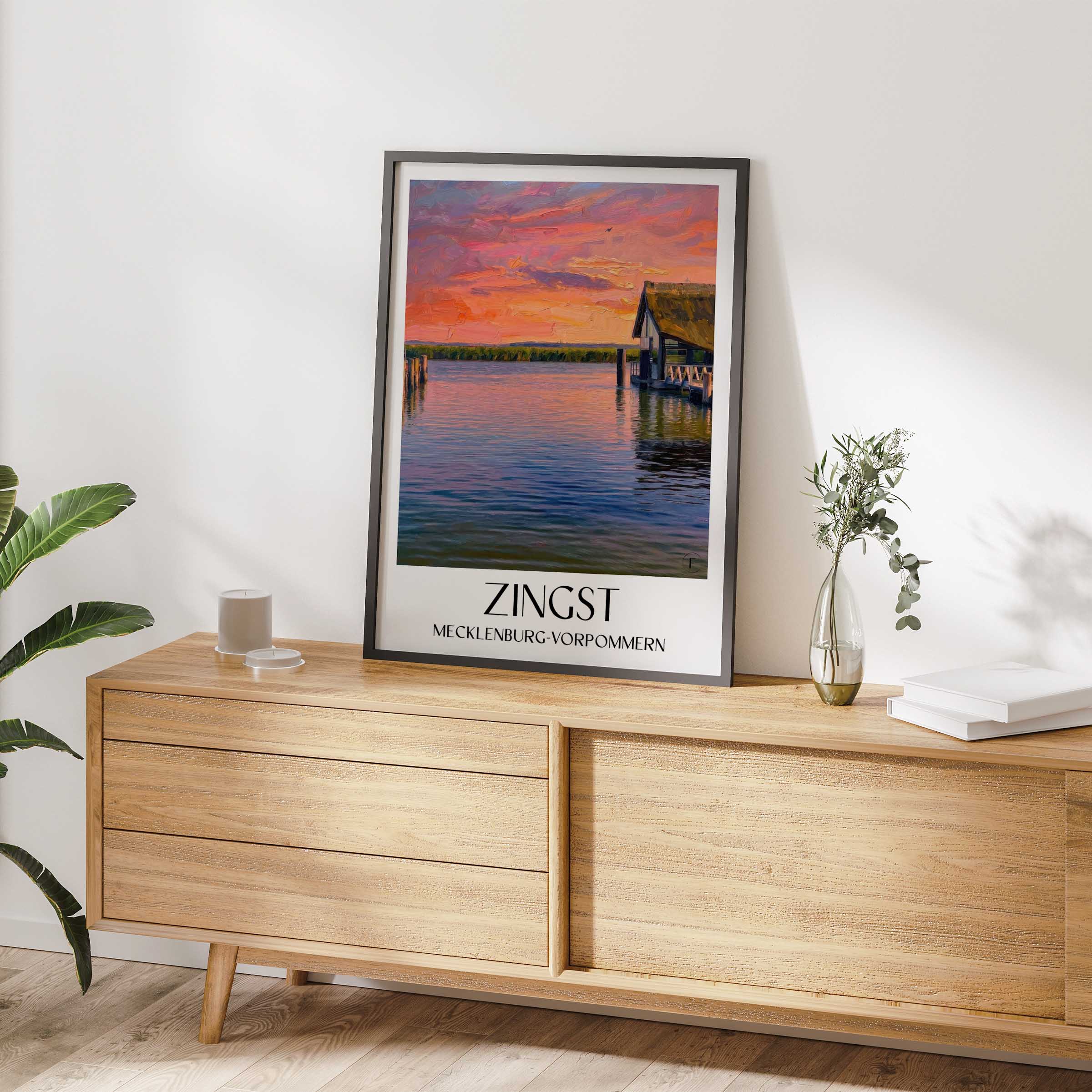 zingst-mecklenburg-vorpommern-deutschland-poster-oil-painting-oelgemaelde