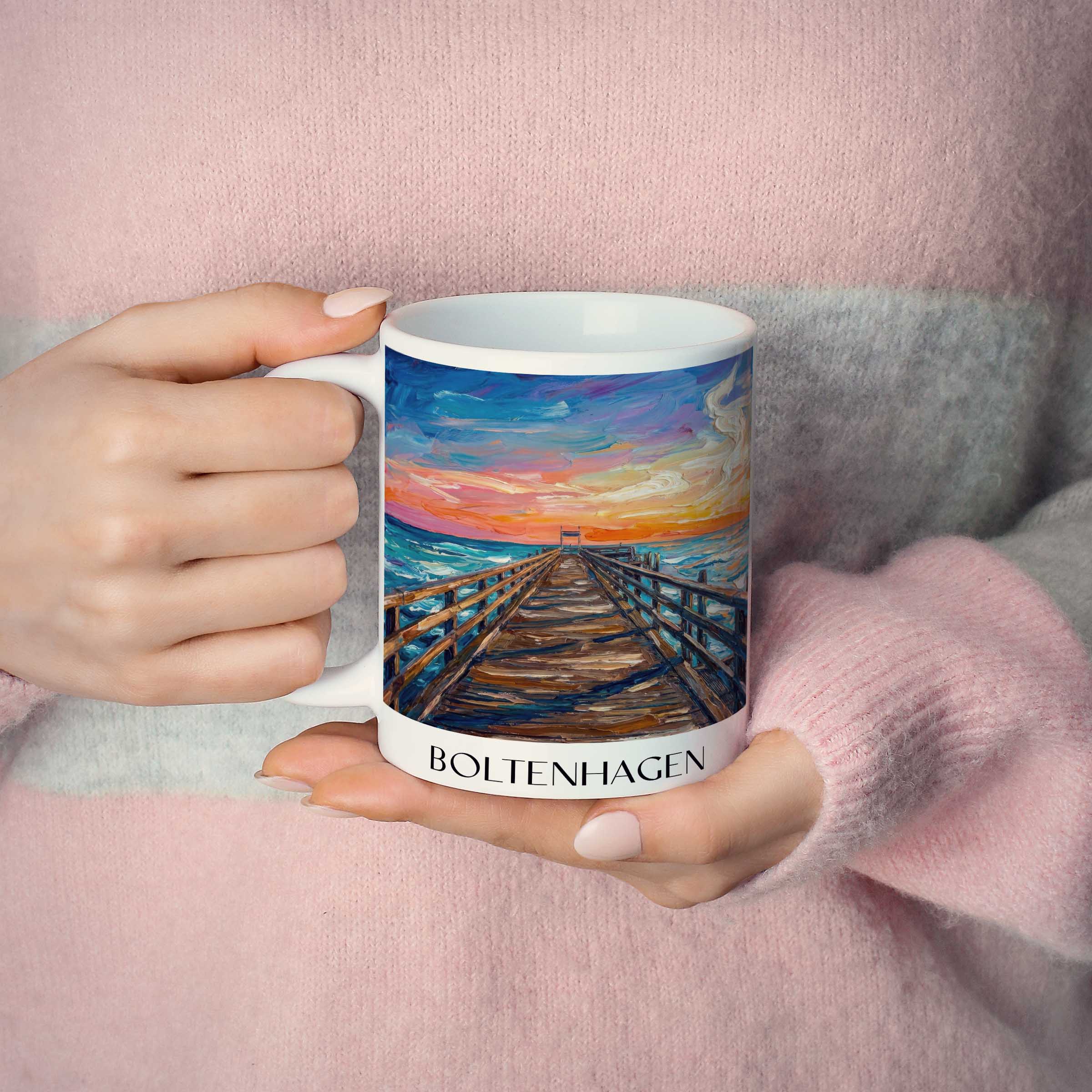 boltenhagen-mecklenburg-vorpommern-deutschland-kaffeebecher-oil-painting-oelgemaelde