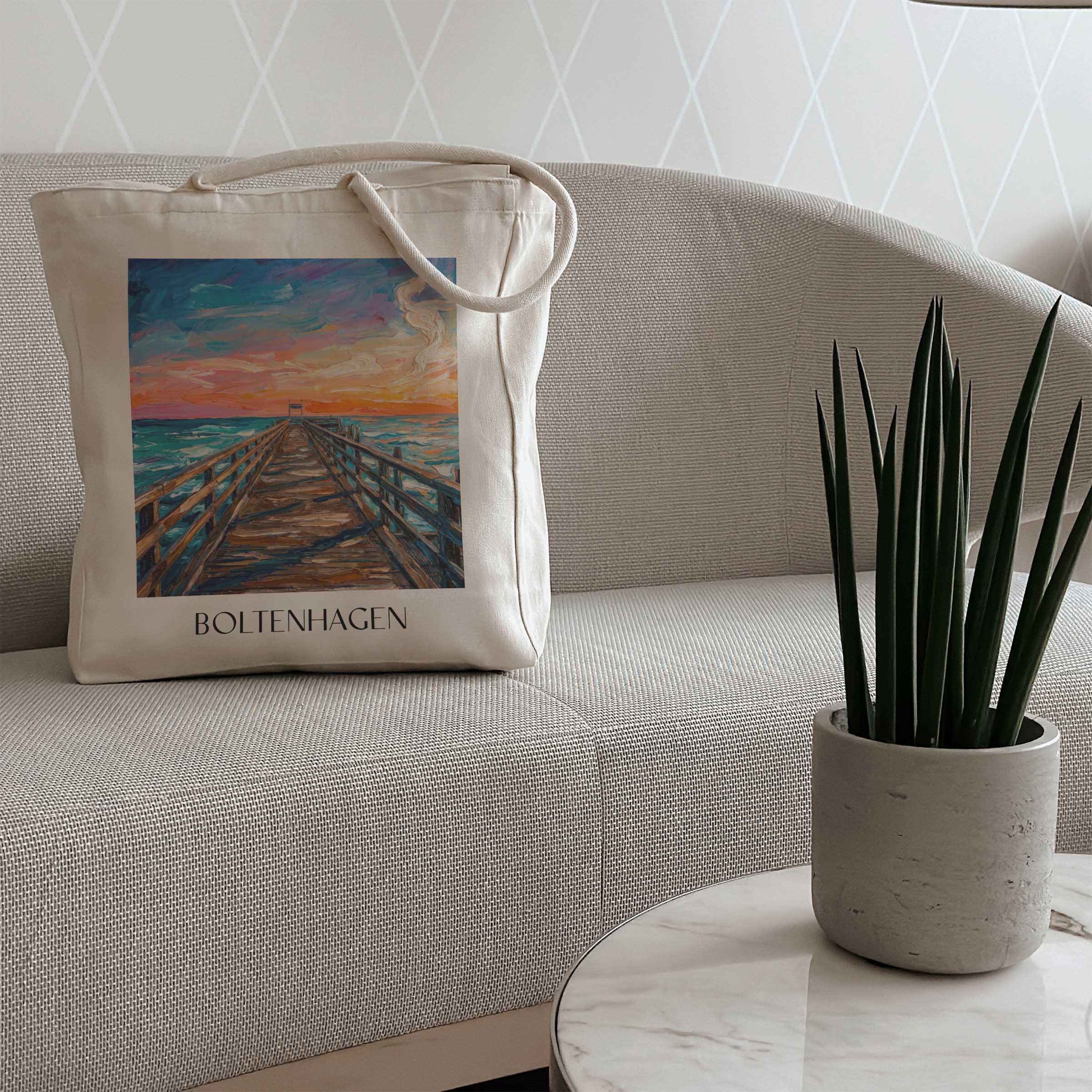 boltenhagen-mecklenburg-vorpommern-deutschland-einkaufstasche-oil-painting-oelgemaelde