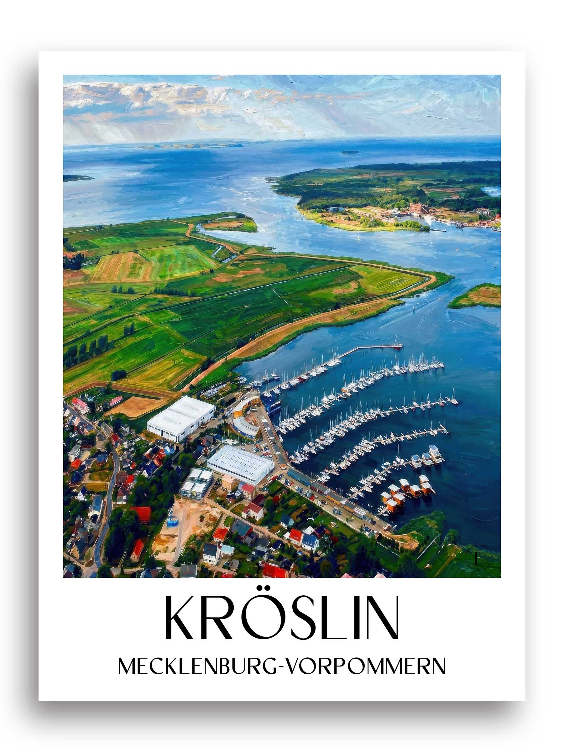 kröslin-mecklenburg-vorpommern-deutschland-poster-oil-painting-oelgemaelde