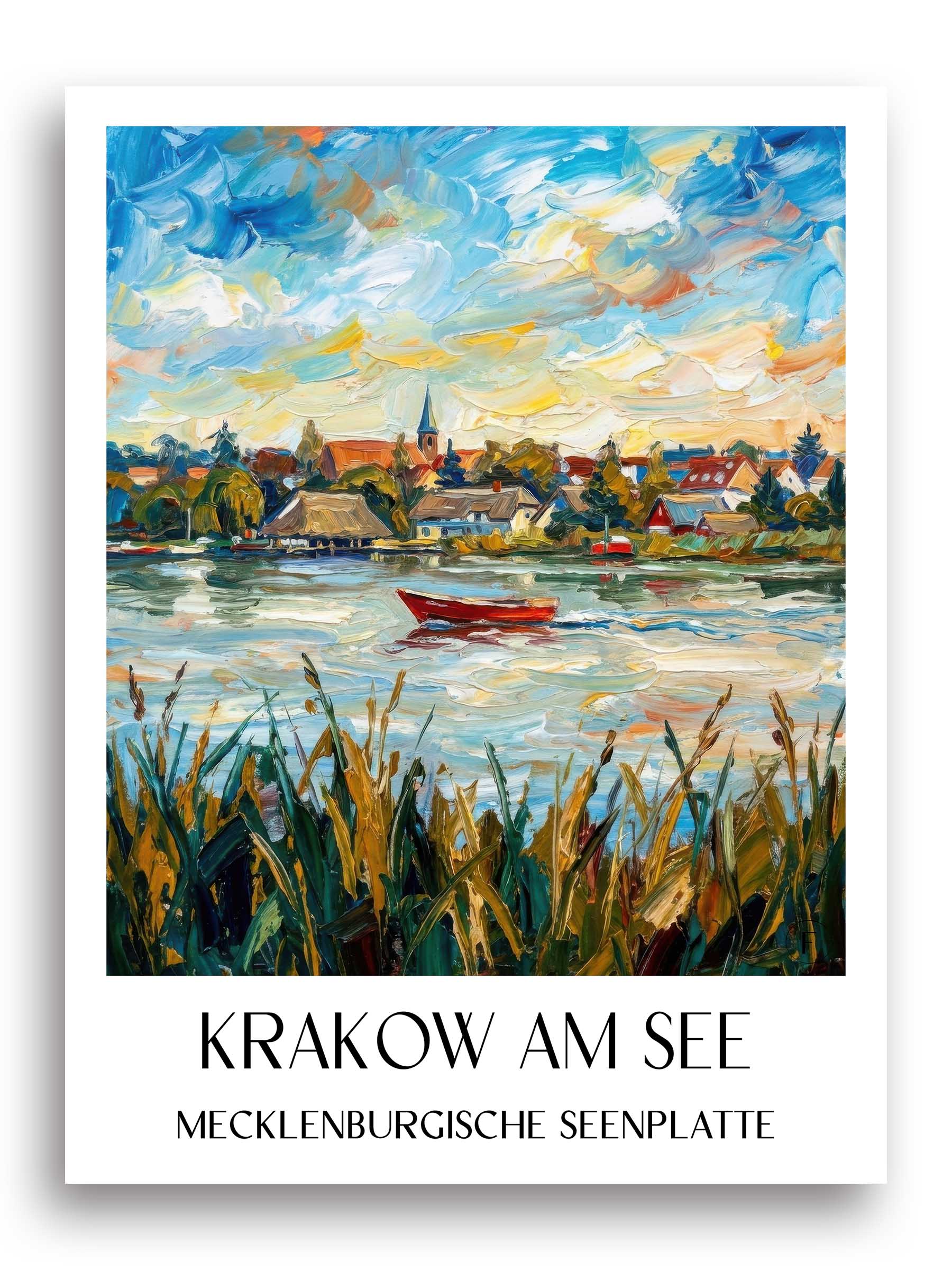 krakow-am-see-mecklenburgische-seenplatte-deutschland-poster-oil-painting-oelgemaelde