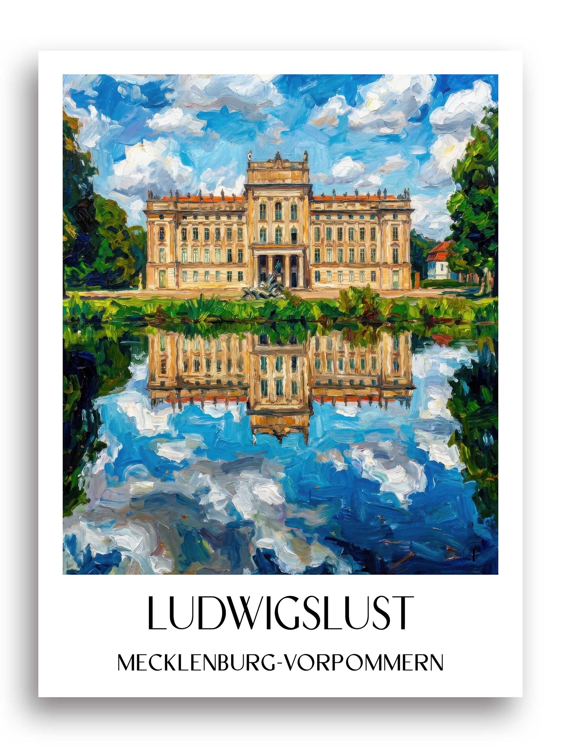 ludwigslust-mecklenburg-vorpommern-deutschland-poster-oil-painting-oelgemaelde