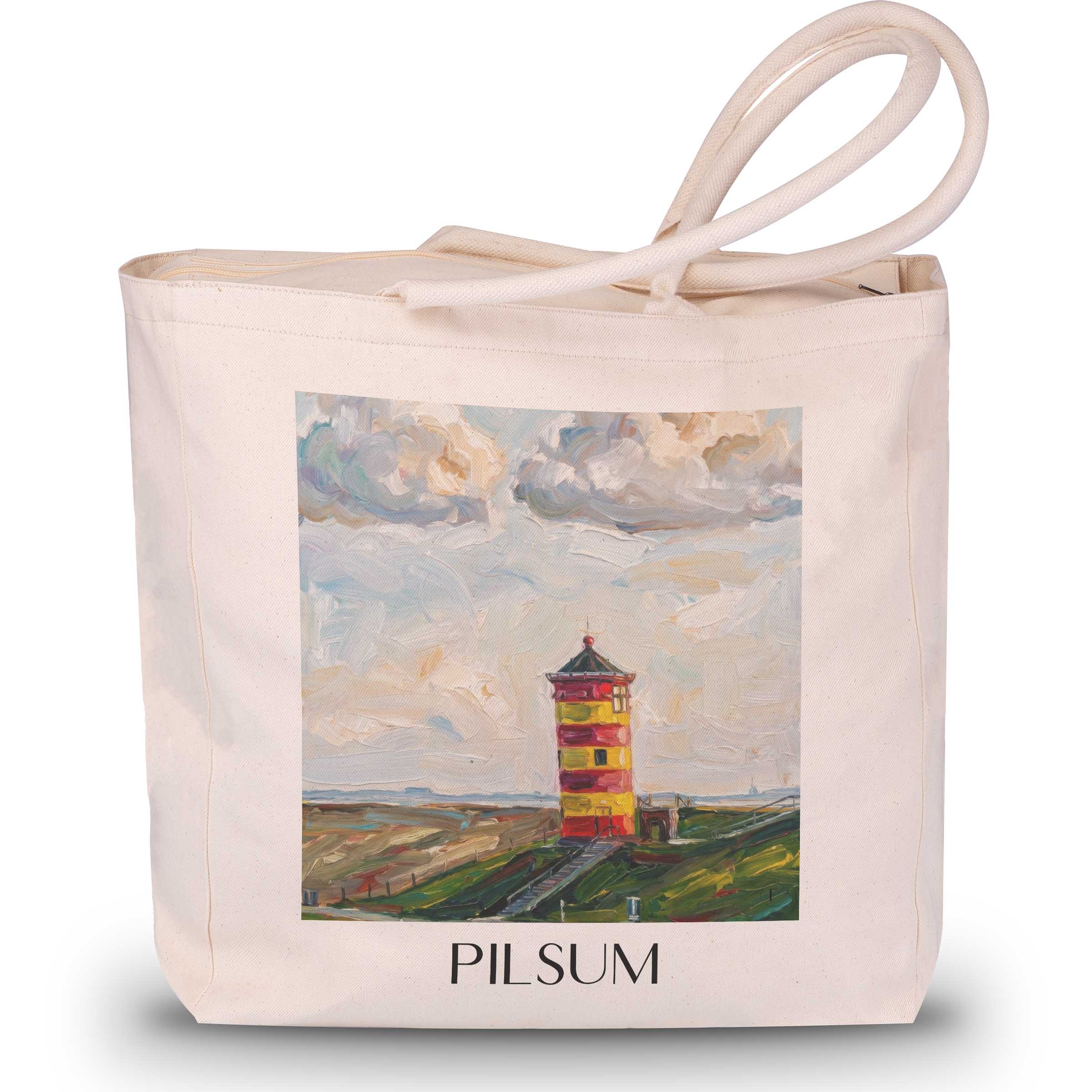 pilsum-ostfriesland-deutschland-einkaufstasche-oil-painting-oelgemaelde