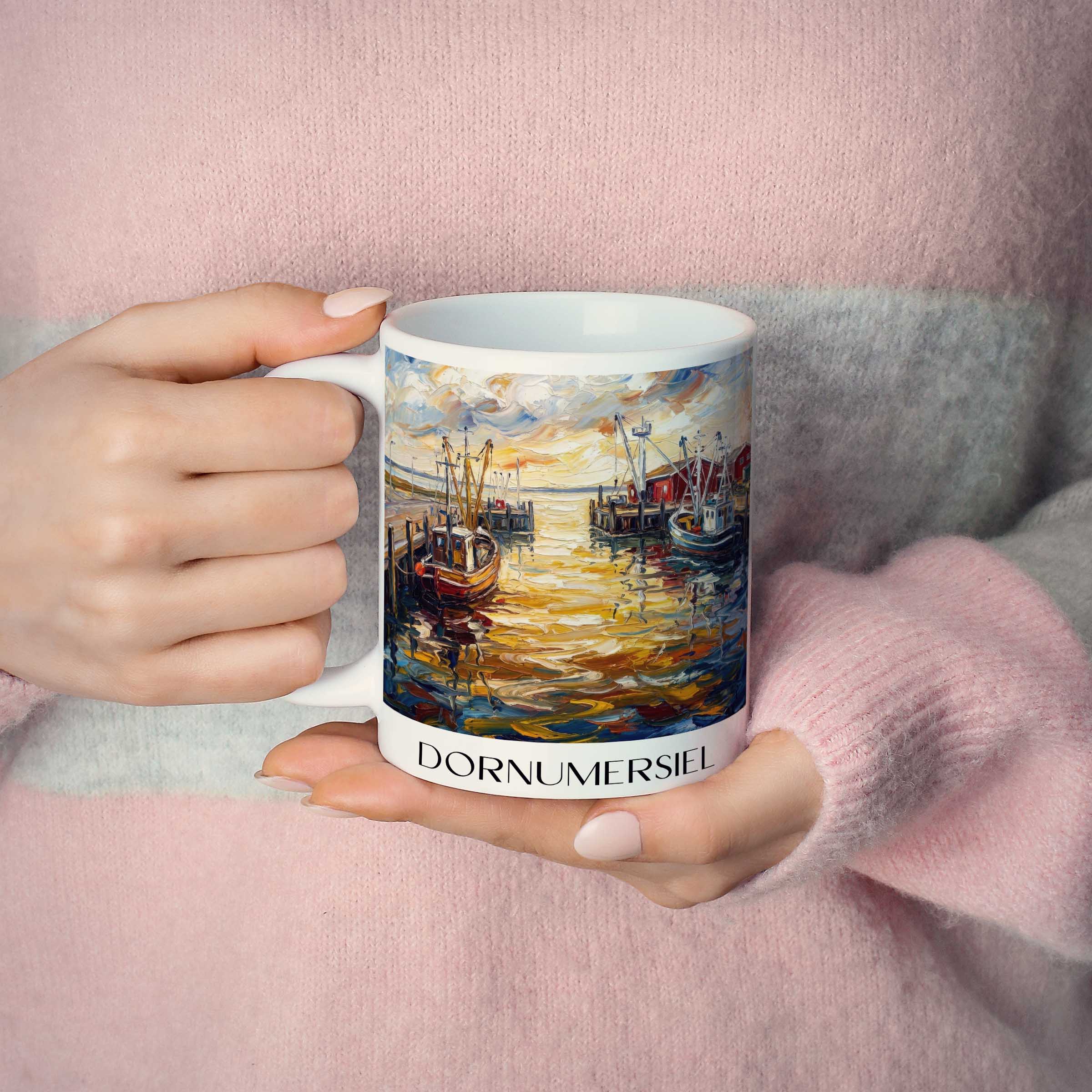 dornumersiel-ostfriesland-deutschland-kaffeebecher-oil-painting-oelgemaelde