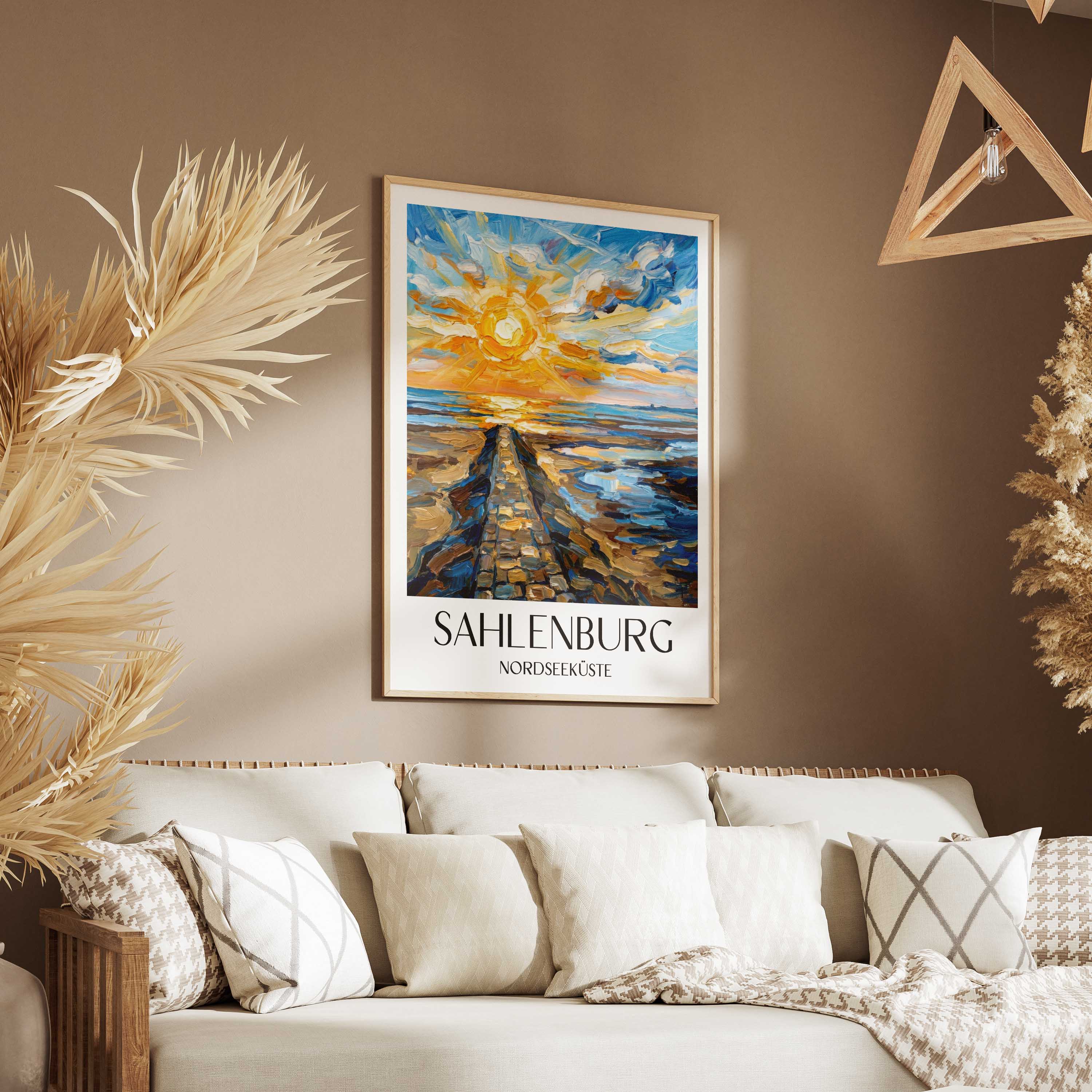 sahlenburg-nordseeküste-deutschland-poster-oil-painting-oelgemaelde