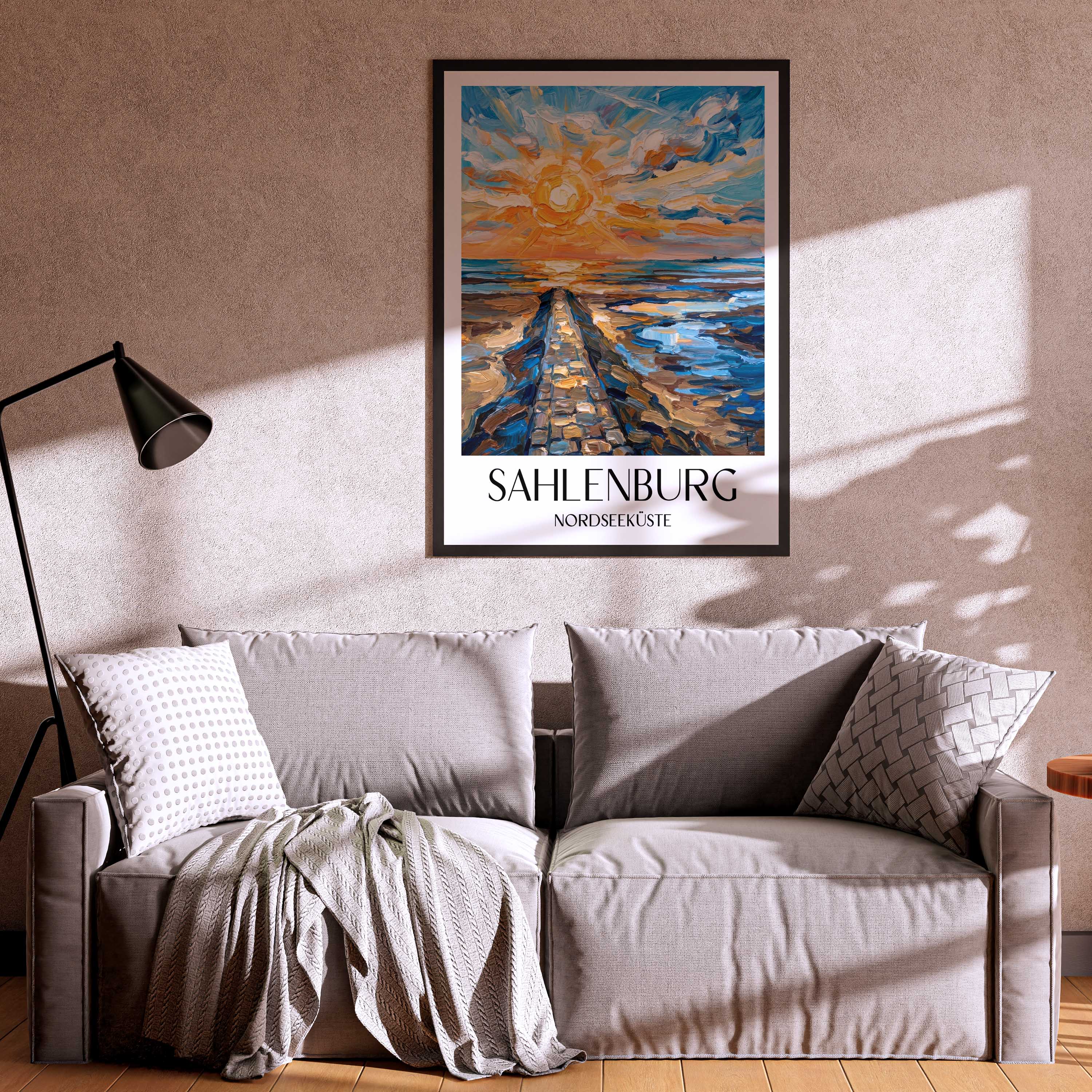 sahlenburg-nordseeküste-deutschland-poster-oil-painting-oelgemaelde