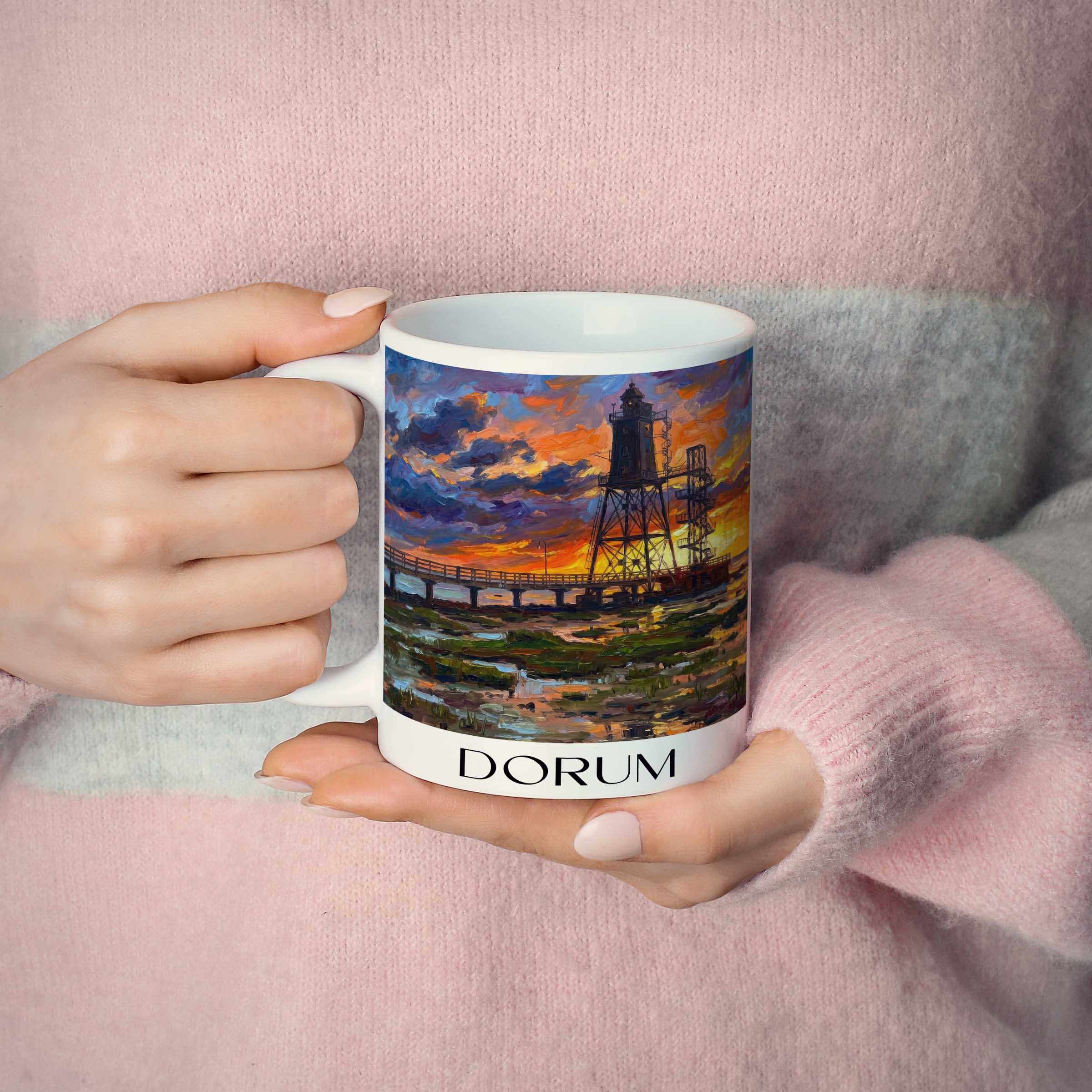 dorum-niedersachsen-deutschland-kaffeebecher-oil-painting-oelgemaelde