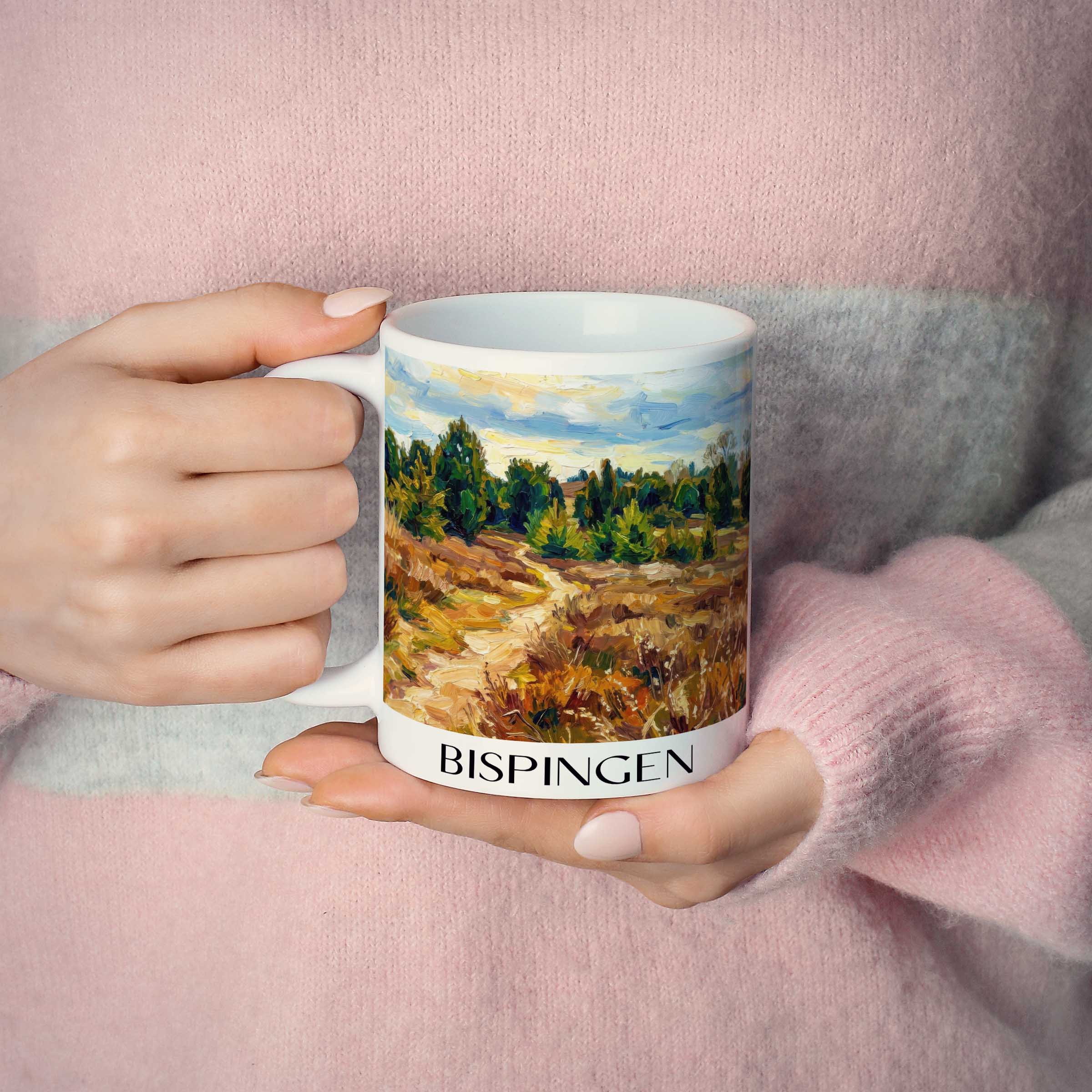 bispingen-lüneburger-heide-deutschland-kaffeebecher-oil-painting-oelgemaelde