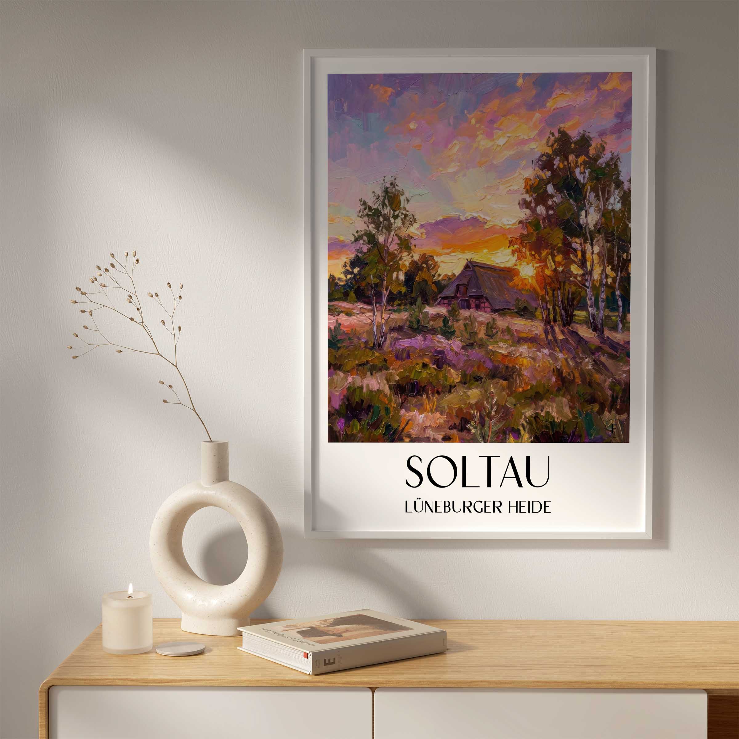 soltau-lüneburger-heide-deutschland-poster-oil-painting-oelgemaelde