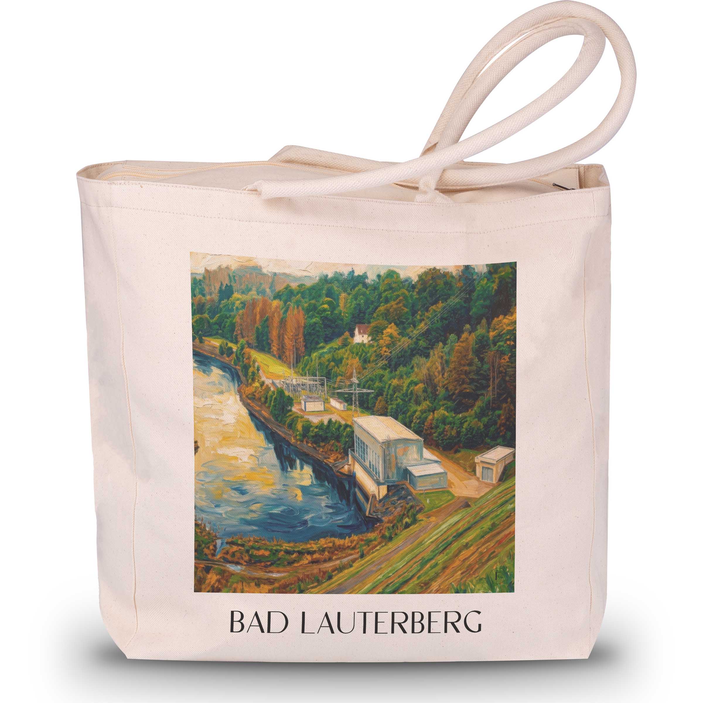 bad-lauterberg-südharz-deutschland-einkaufstasche-oil-painting-oelgemaelde