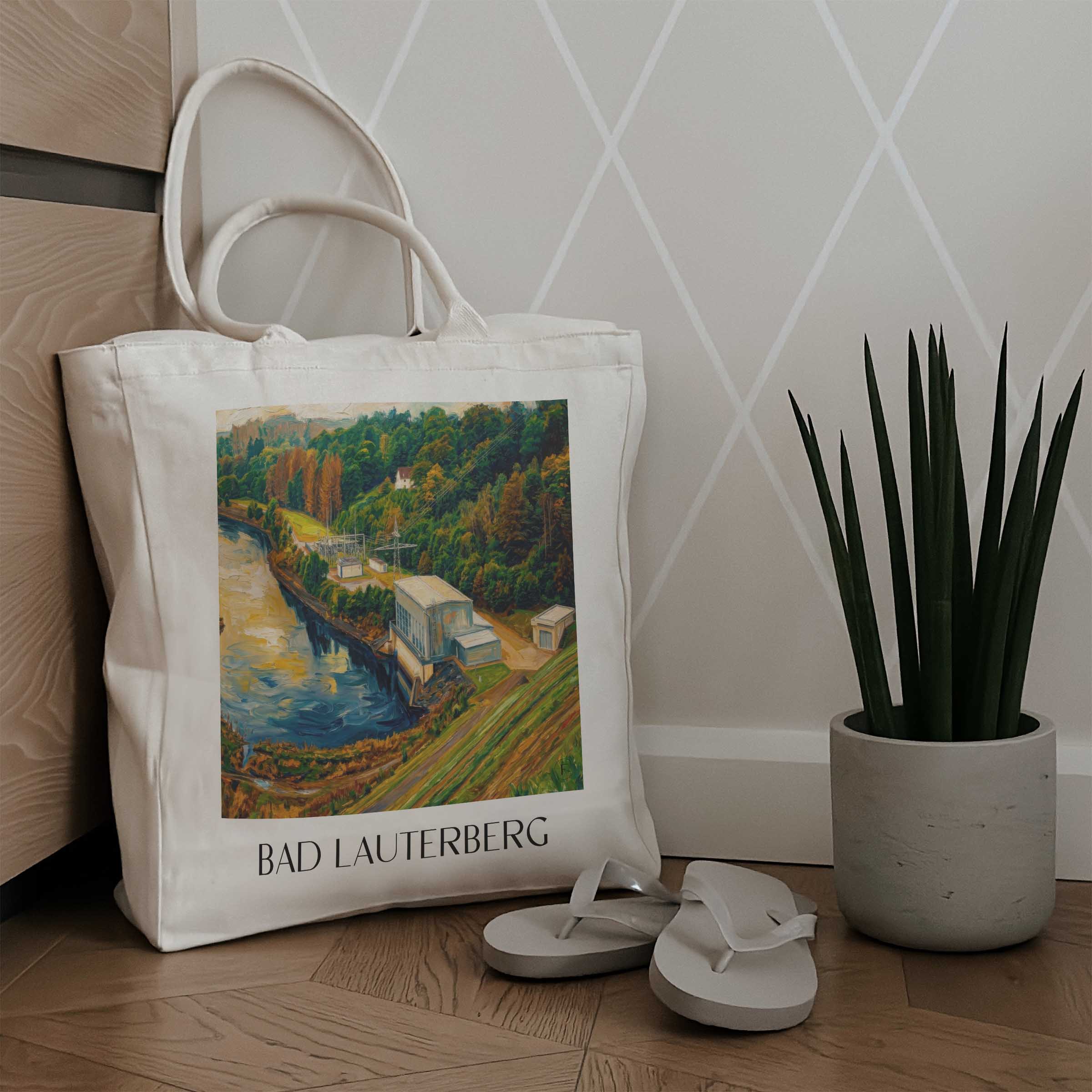 bad-lauterberg-südharz-deutschland-einkaufstasche-oil-painting-oelgemaelde