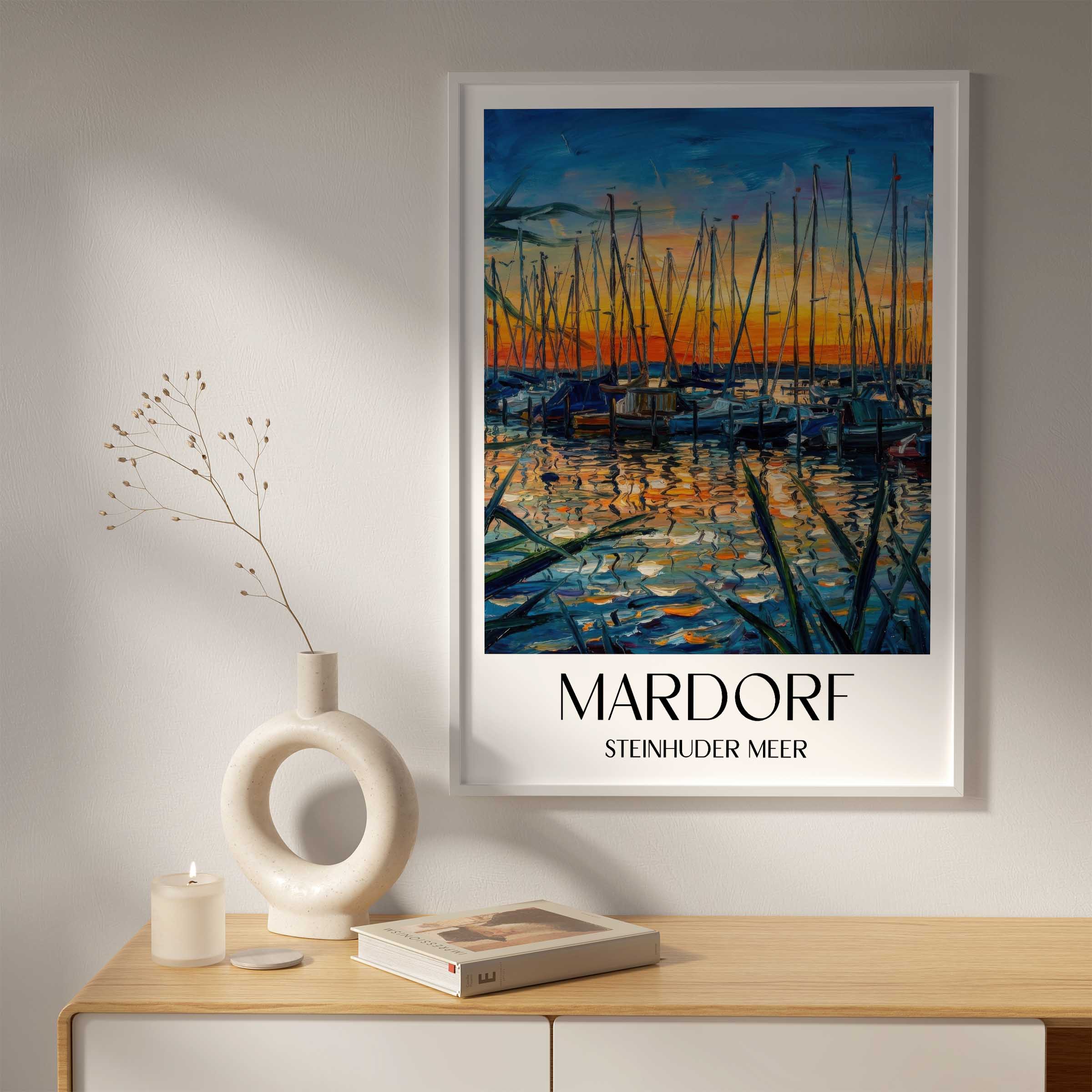 mardorf-steinhuder-meer-deutschland-poster-oil-painting-oelgemaelde