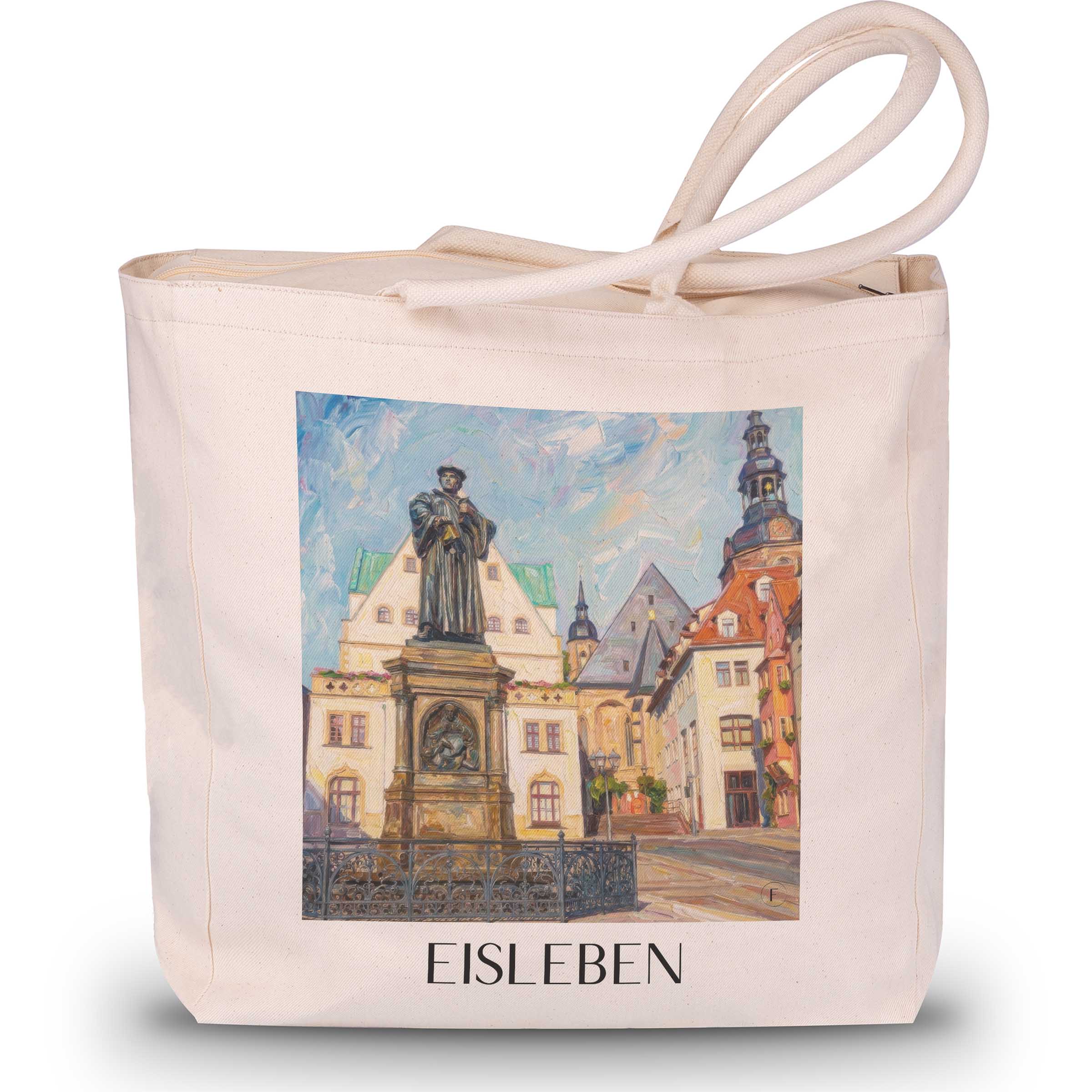 eisleben-mansfelder-land-deutschland-einkaufstasche-oil-painting-oelgemaelde