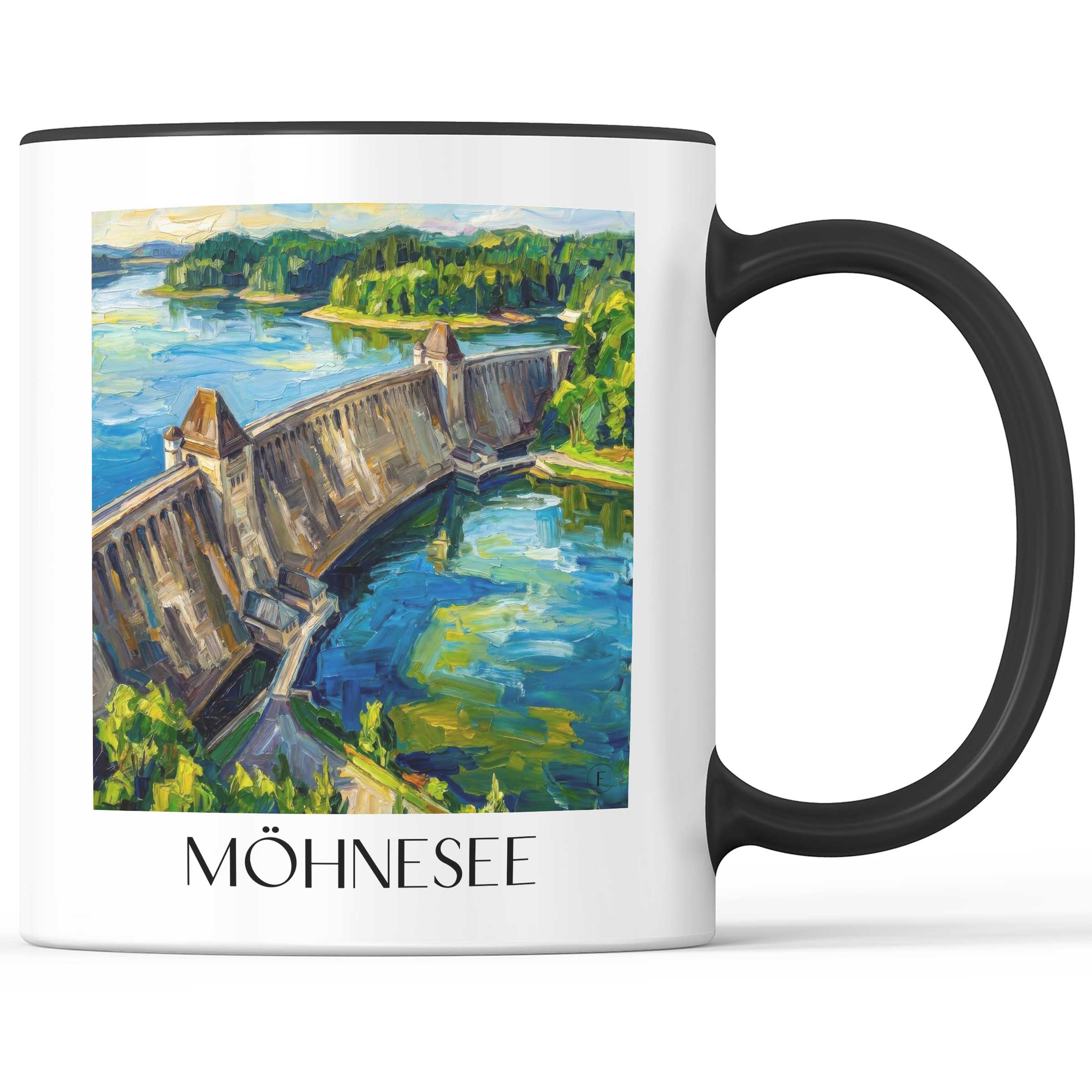 möhnesee-sauerland-deutschland-kaffeebecher-oil-painting-oelgemaelde