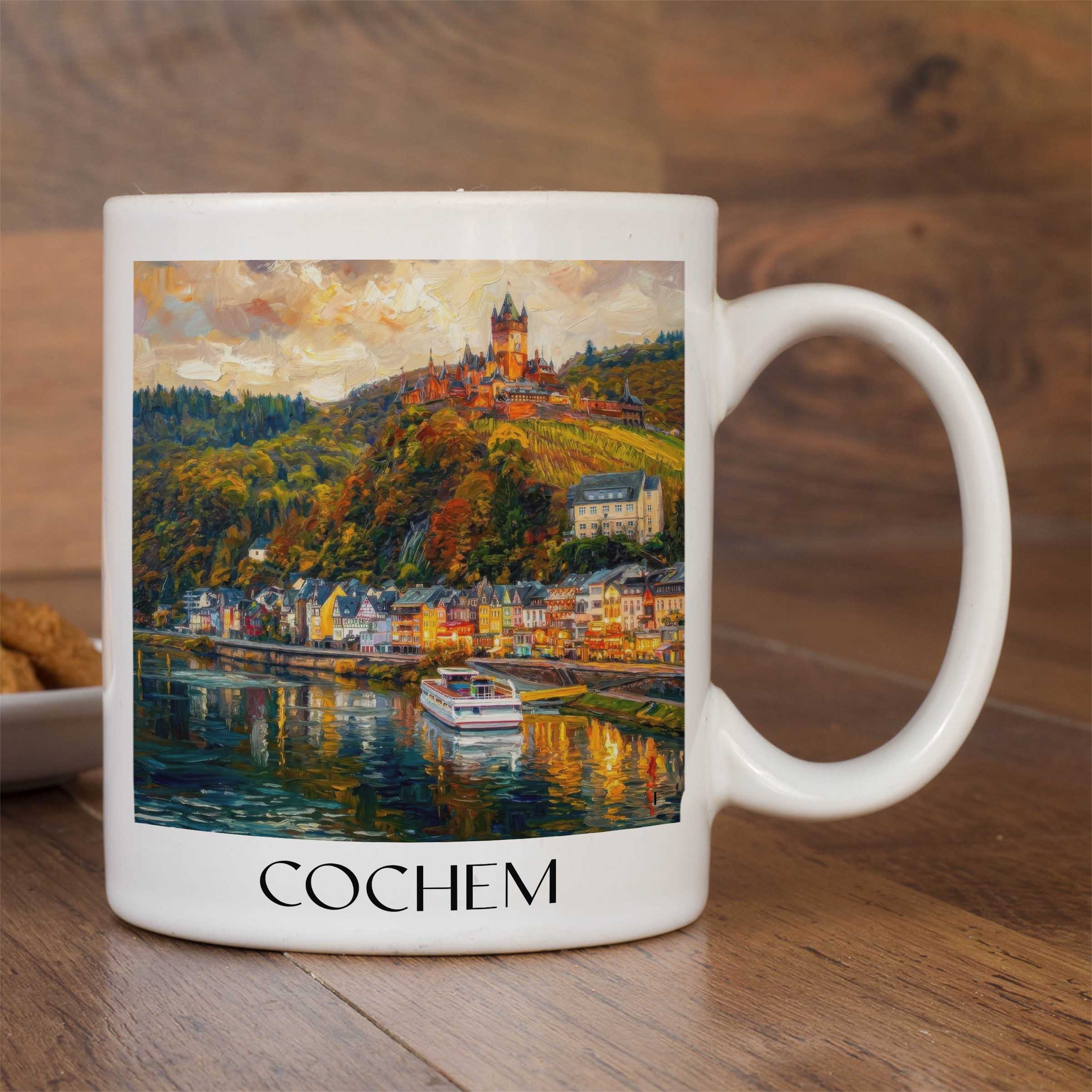 cochem-mosel-deutschland-kaffeebecher-oil-painting-oelgemaelde