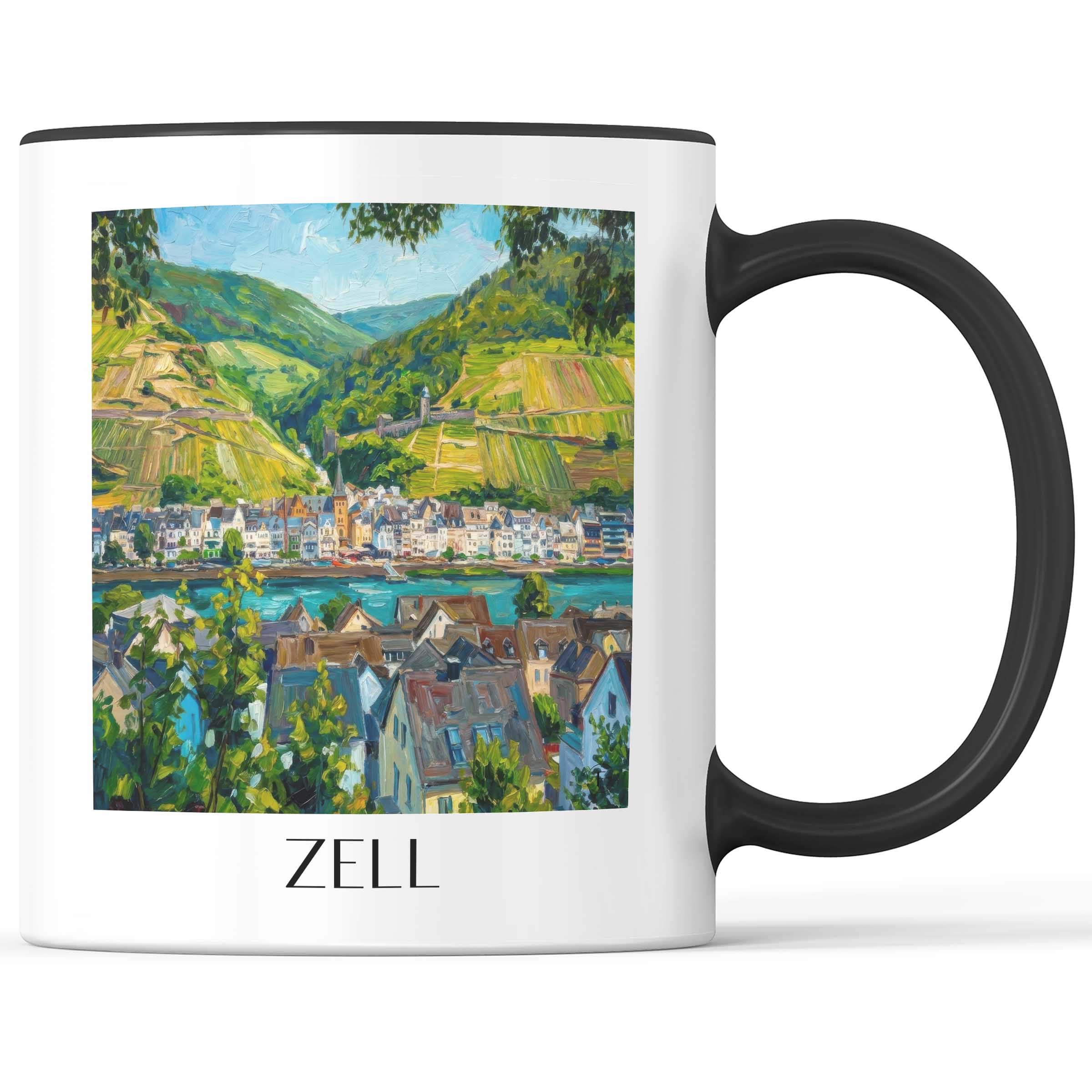 zell-mosel-deutschland-kaffeebecher-oil-painting-oelgemaelde