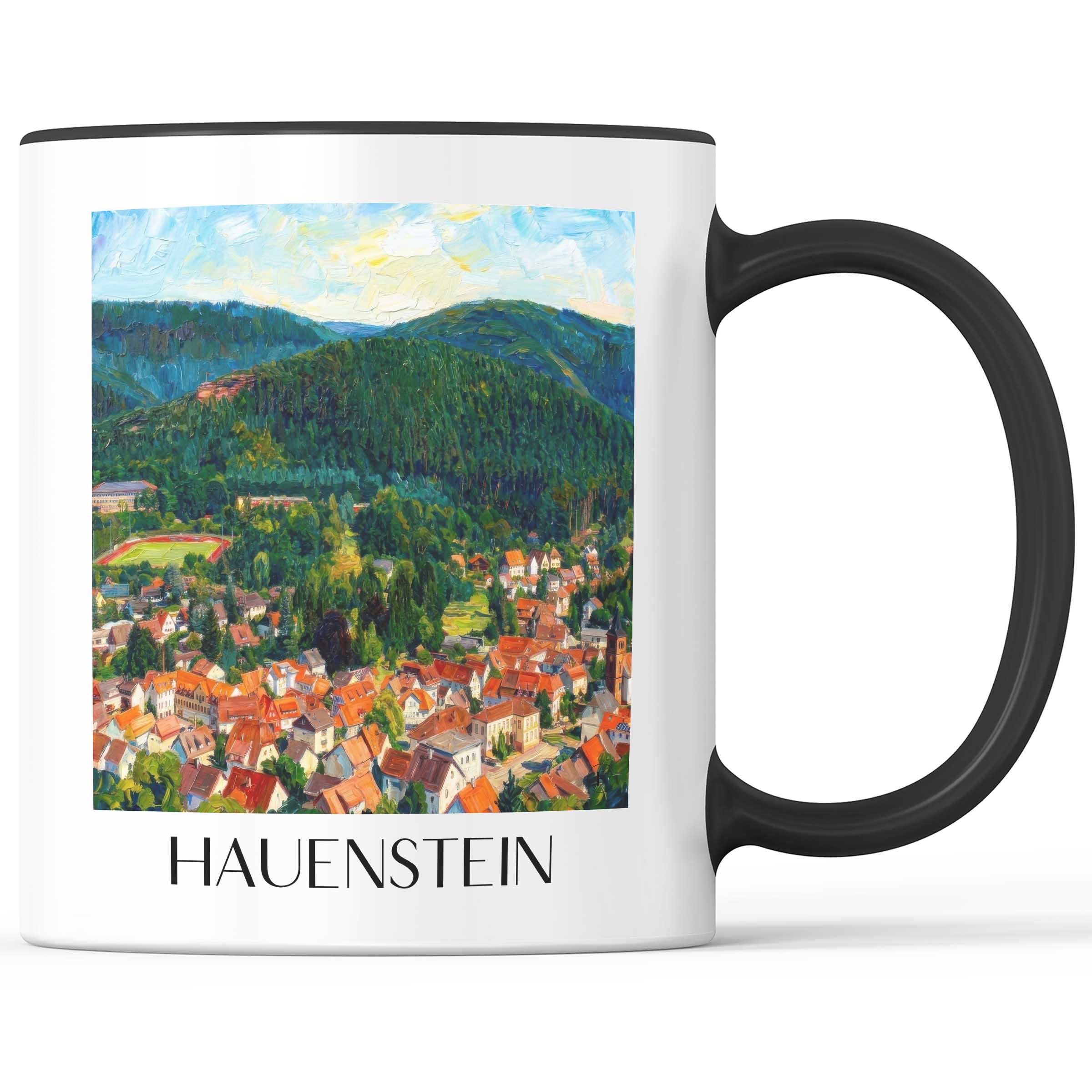 hauenstein-pfälzerwald-deutschland-kaffeebecher-oil-painting-oelgemaelde