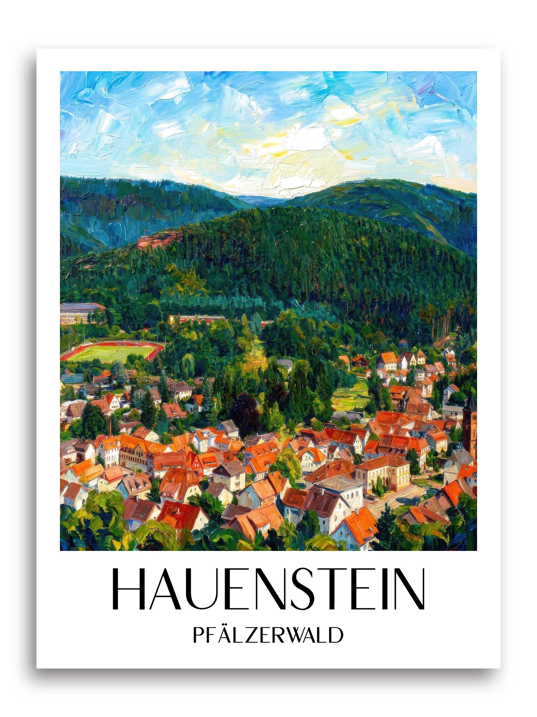 hauenstein-pfälzerwald-deutschland-poster-oil-painting-oelgemaelde