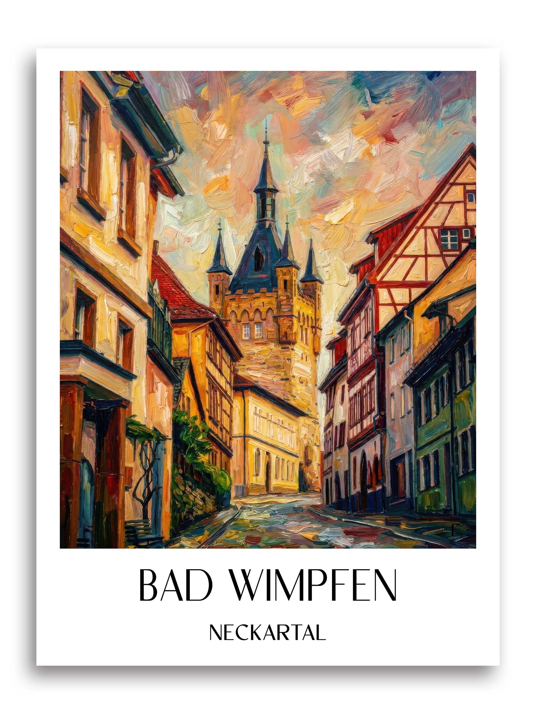 bad-wimpfen-neckartal-deutschland-poster-oil-painting-oelgemaelde