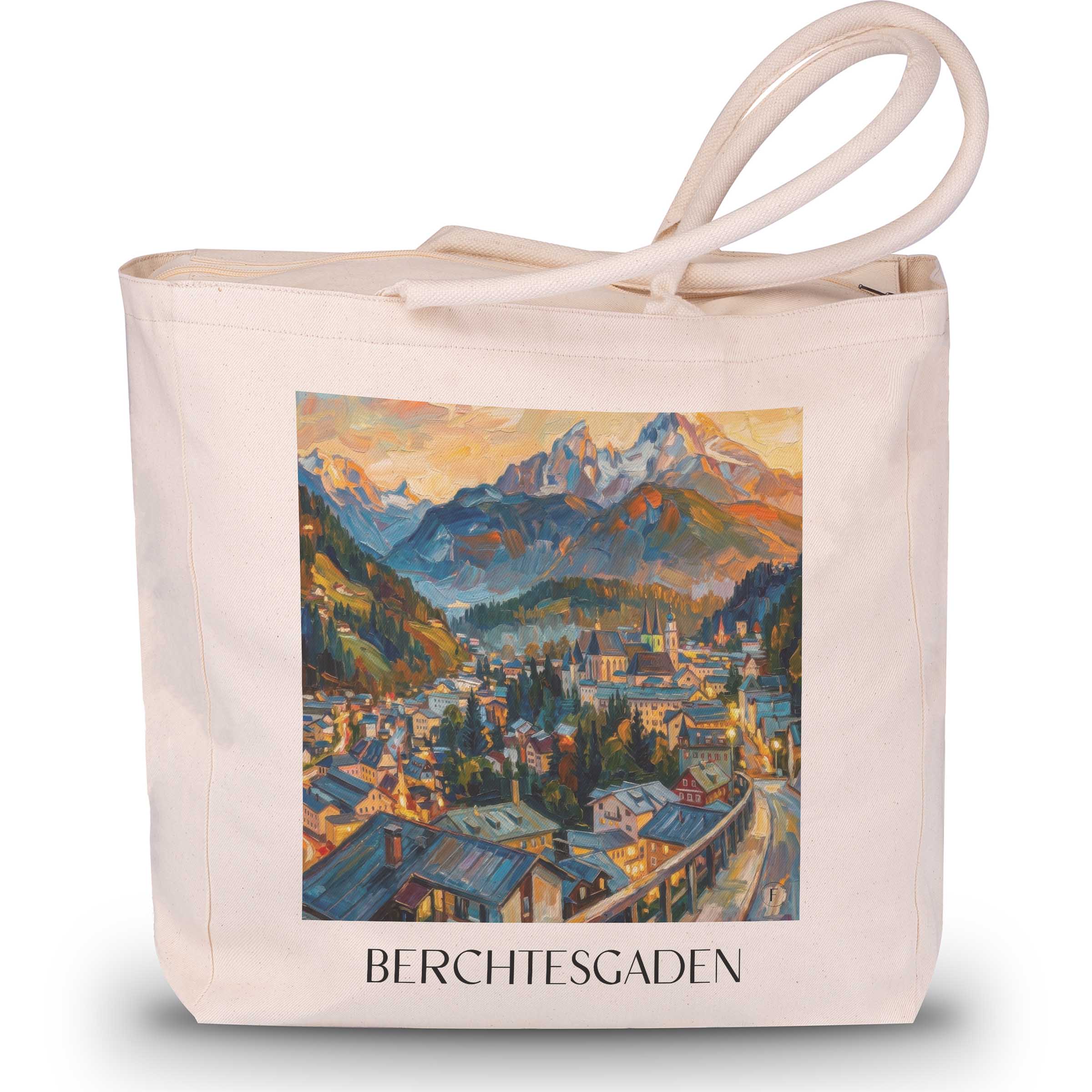 berchtesgaden-(bei-nacht)-bayern-deutschland-einkaufstasche-oil-painting-oelgemaelde