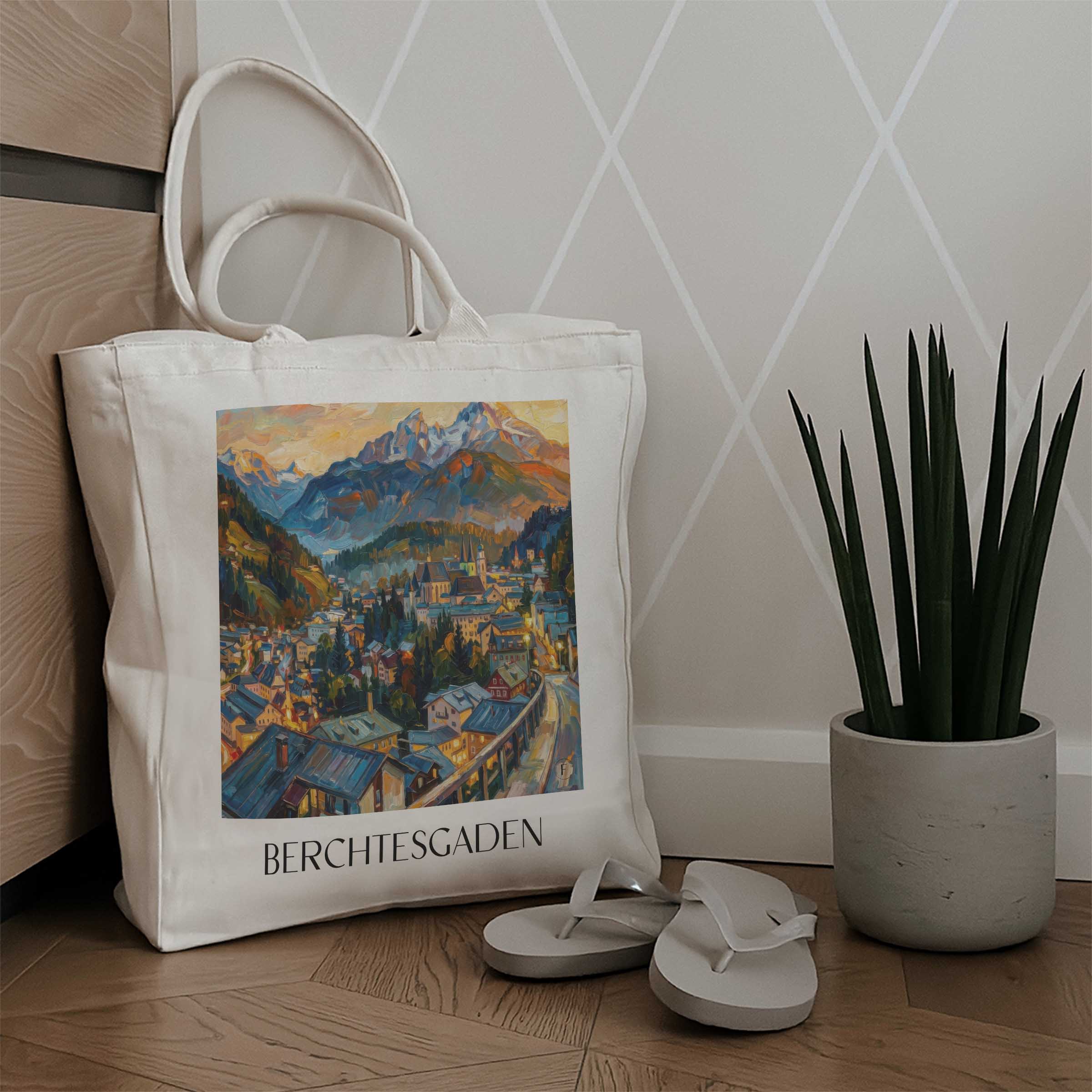 berchtesgaden-(bei-nacht)-bayern-deutschland-einkaufstasche-oil-painting-oelgemaelde