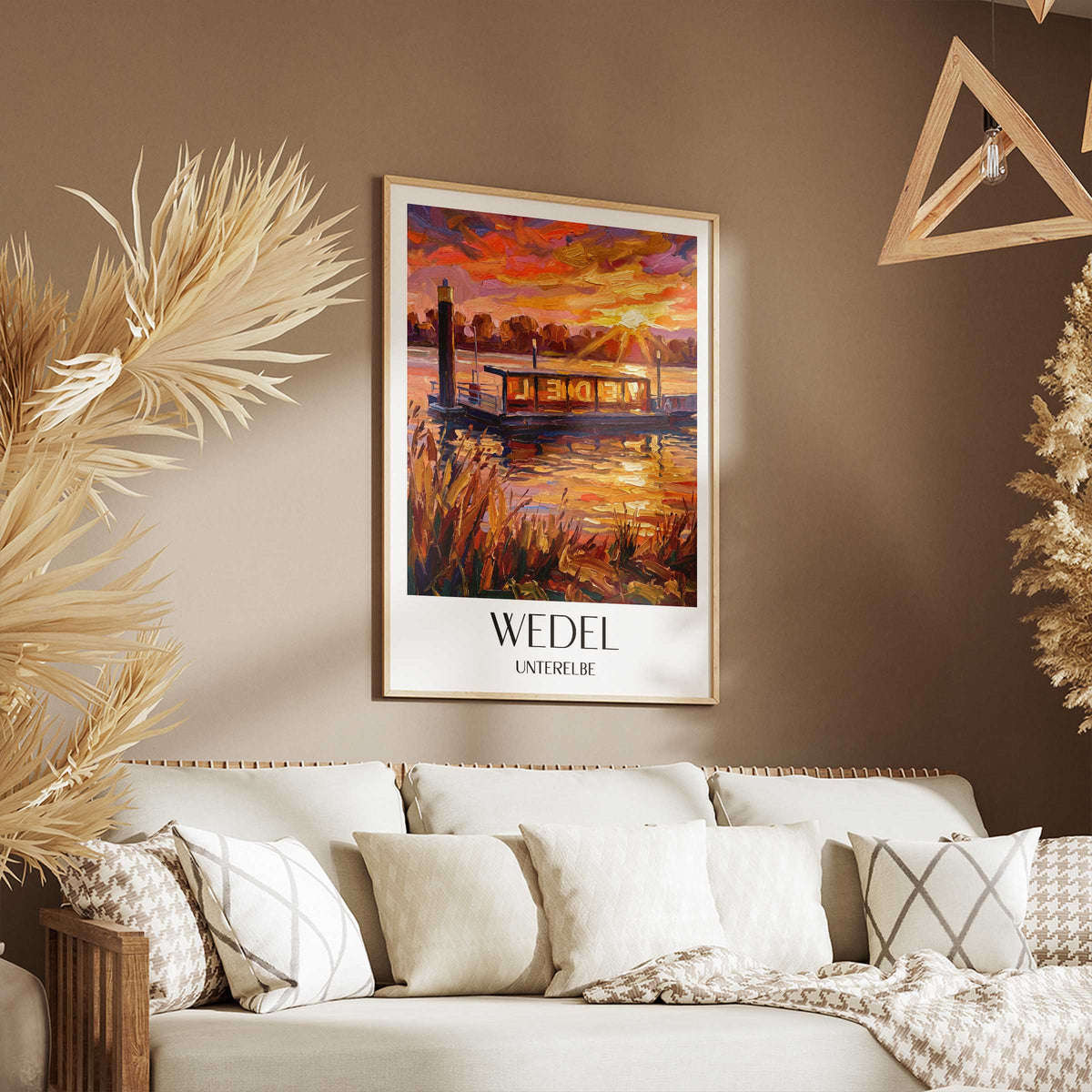 wedel-unterelbe-deutschland-poster-oil-painting-oelgemaelde
