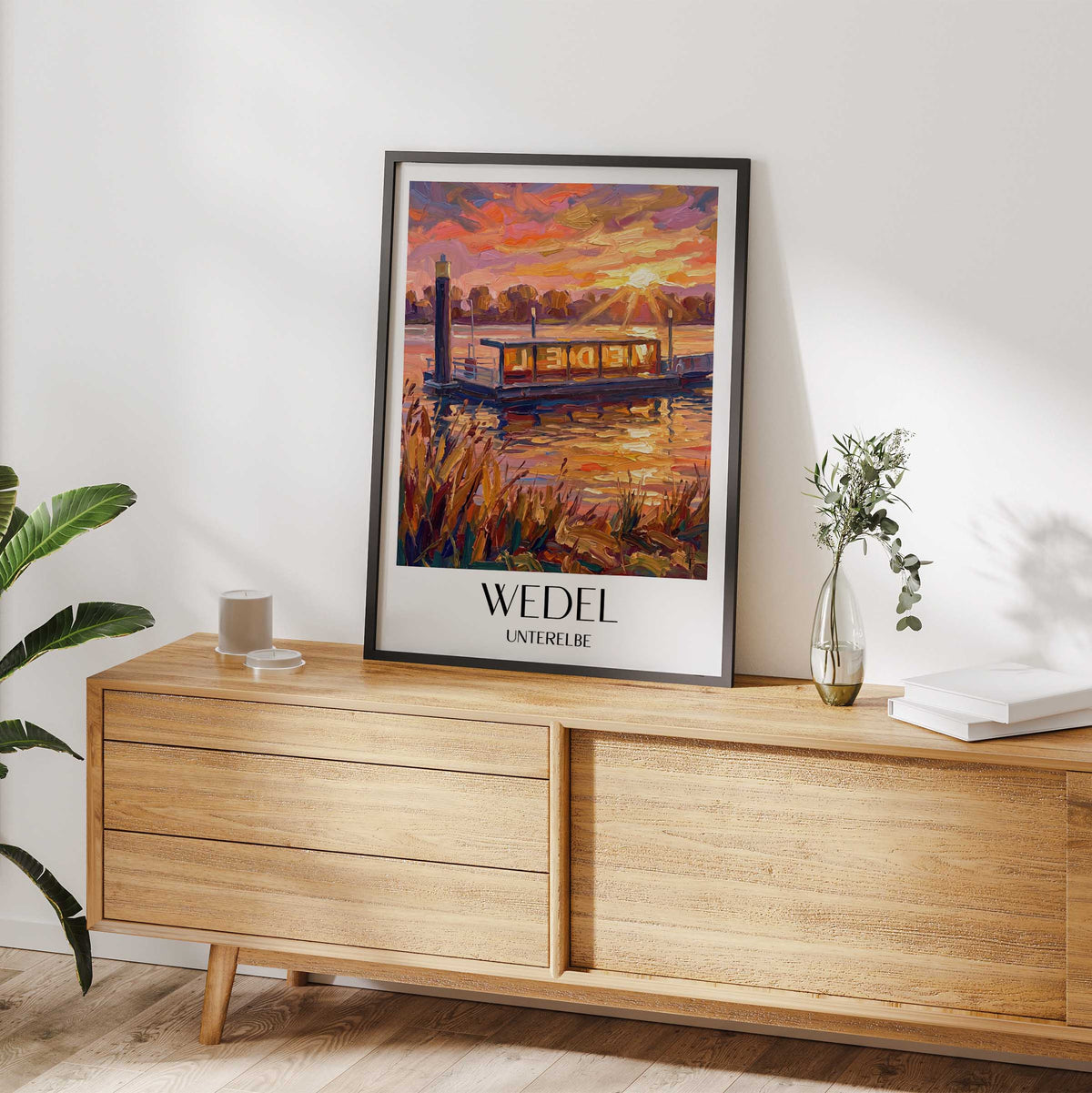 wedel-unterelbe-deutschland-poster-oil-painting-oelgemaelde