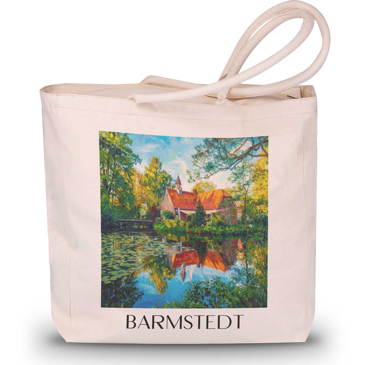 barmstedt-holstein-deutschland-einkaufstasche-oil-painting-oelgemaelde