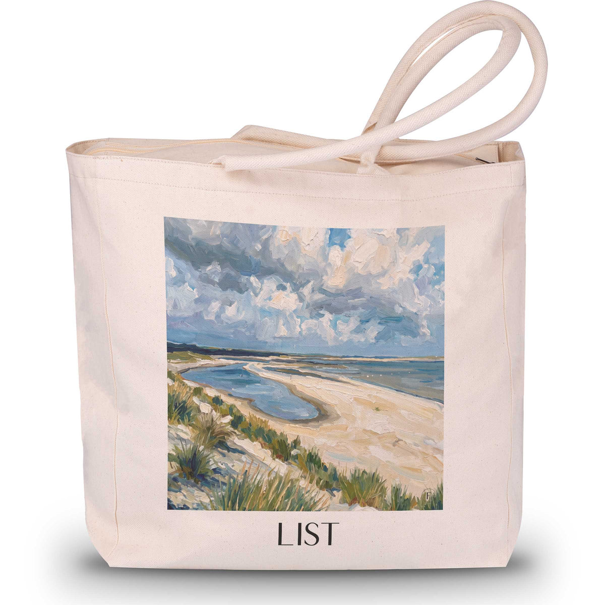 list-sylt-deutschland-einkaufstasche-oil-painting-oelgemaelde