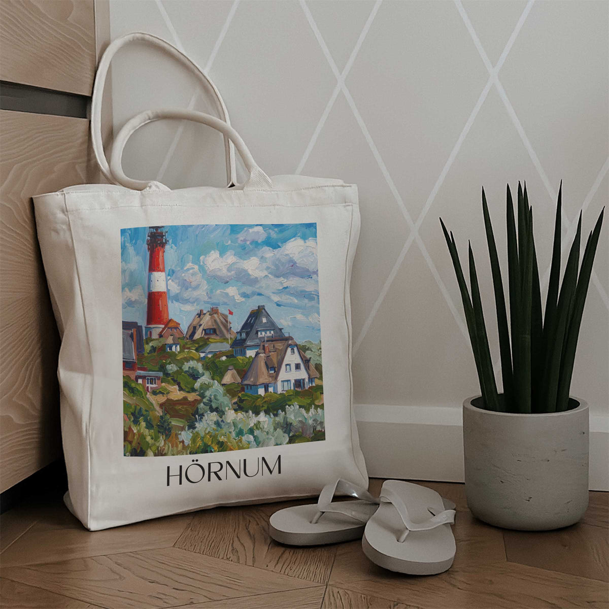 hörnum-sylt-deutschland-einkaufstasche-oil-painting-oelgemaelde