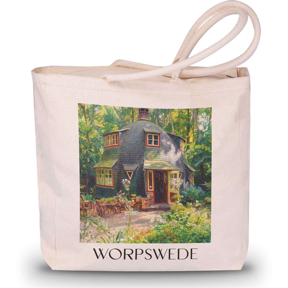 worpswede-teufelsmoor-deutschland-einkaufstasche-oil-painting-oelgemaelde