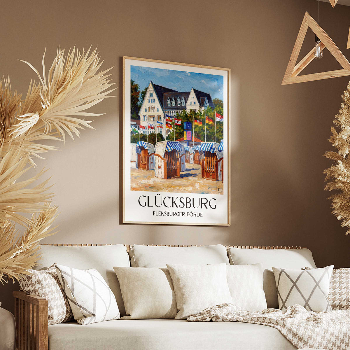 glücksburg-flensburger-förde-deutschland-poster-oil-painting-oelgemaelde