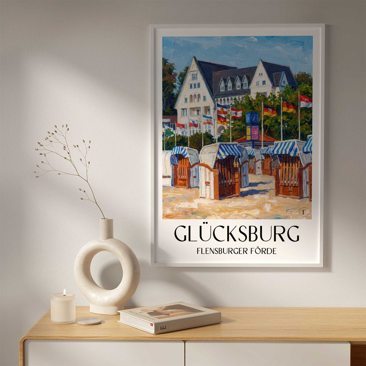 glücksburg-flensburger-förde-deutschland-poster-oil-painting-oelgemaelde