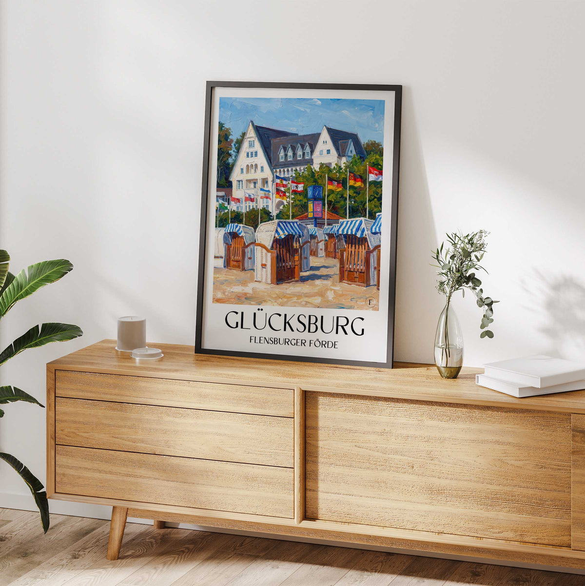 glücksburg-flensburger-förde-deutschland-poster-oil-painting-oelgemaelde